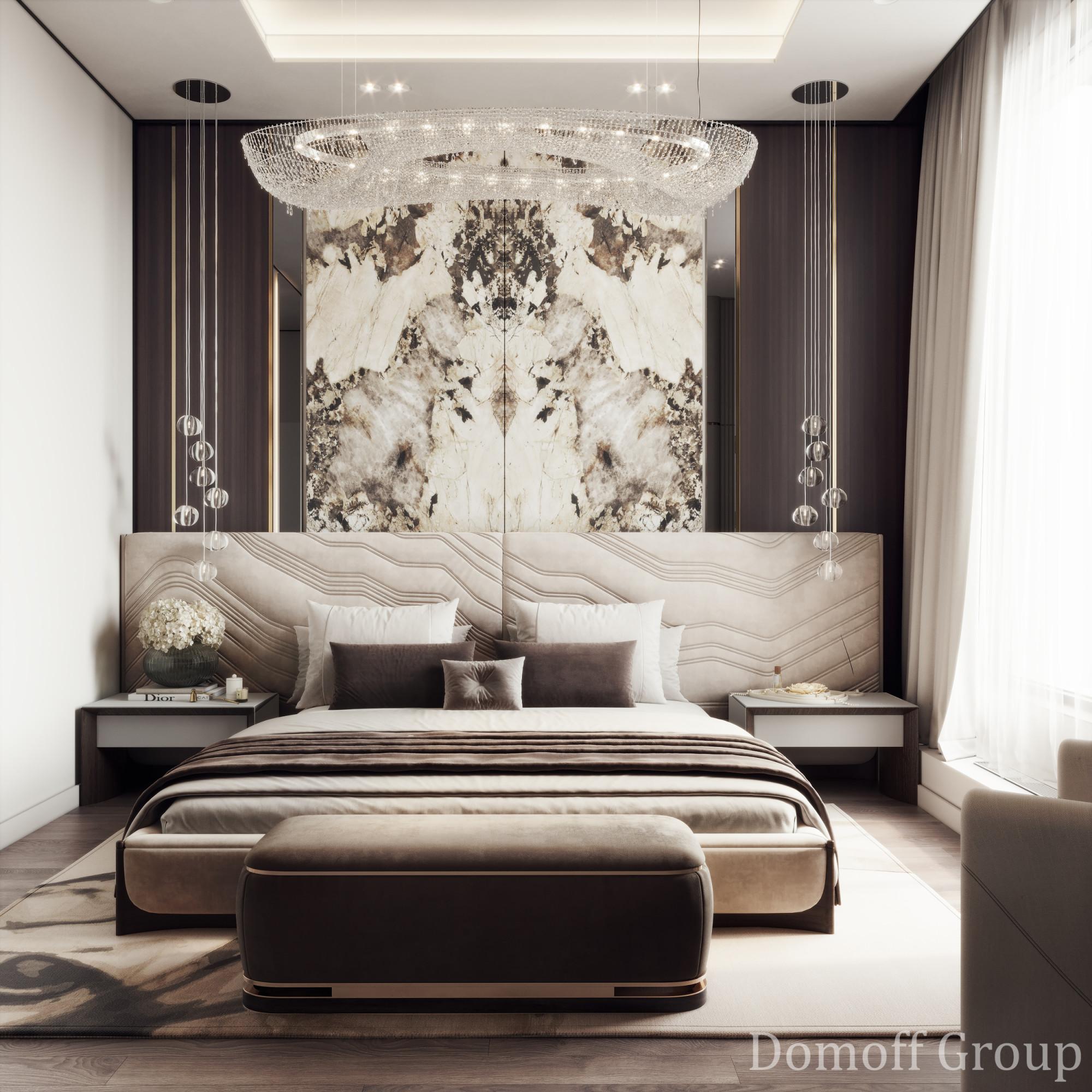 Master bedroom  made in the style of Contemporary classics