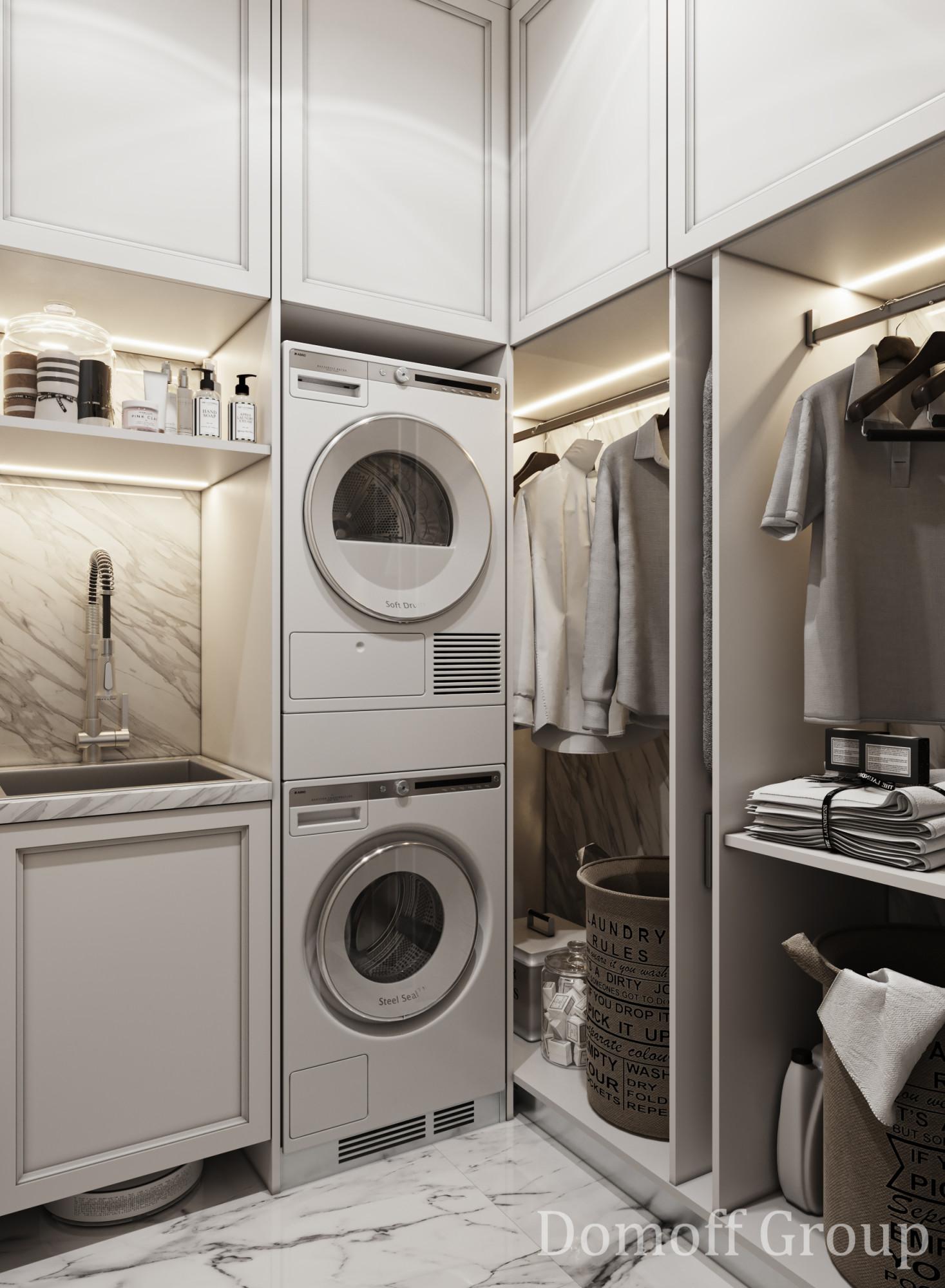 Laundry room  made in the style of Contemporary classics