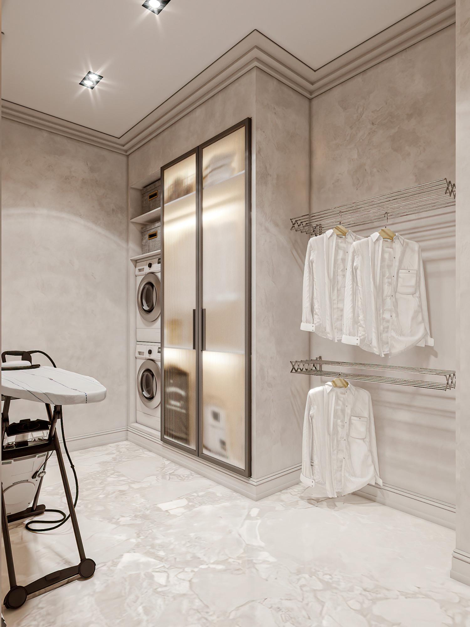 Laundry room made in the style of Contemporary classics