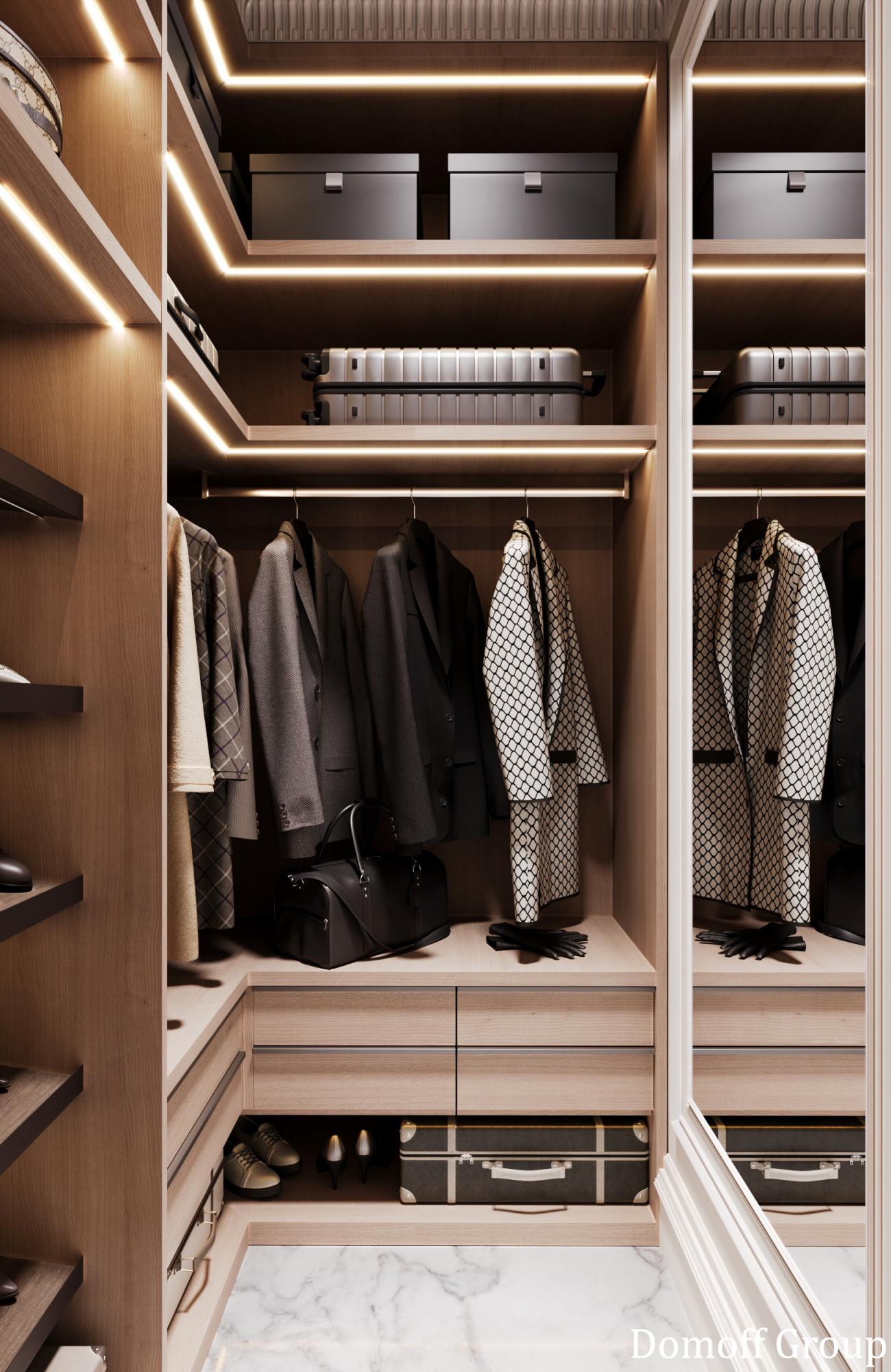 Dressing room made in the style of Contemporary classics