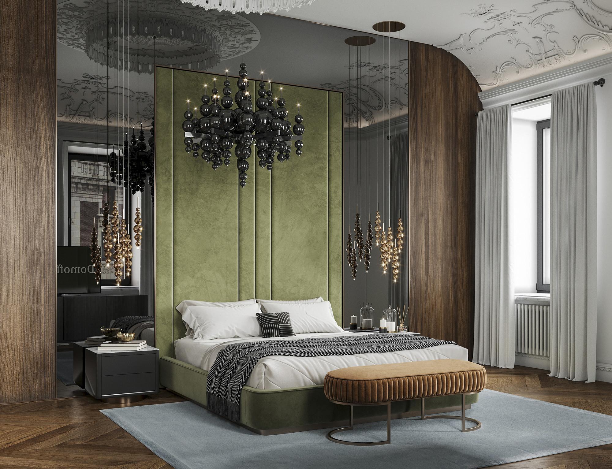 Master bedroom made in the style of Contemporary classics Neoclassicism