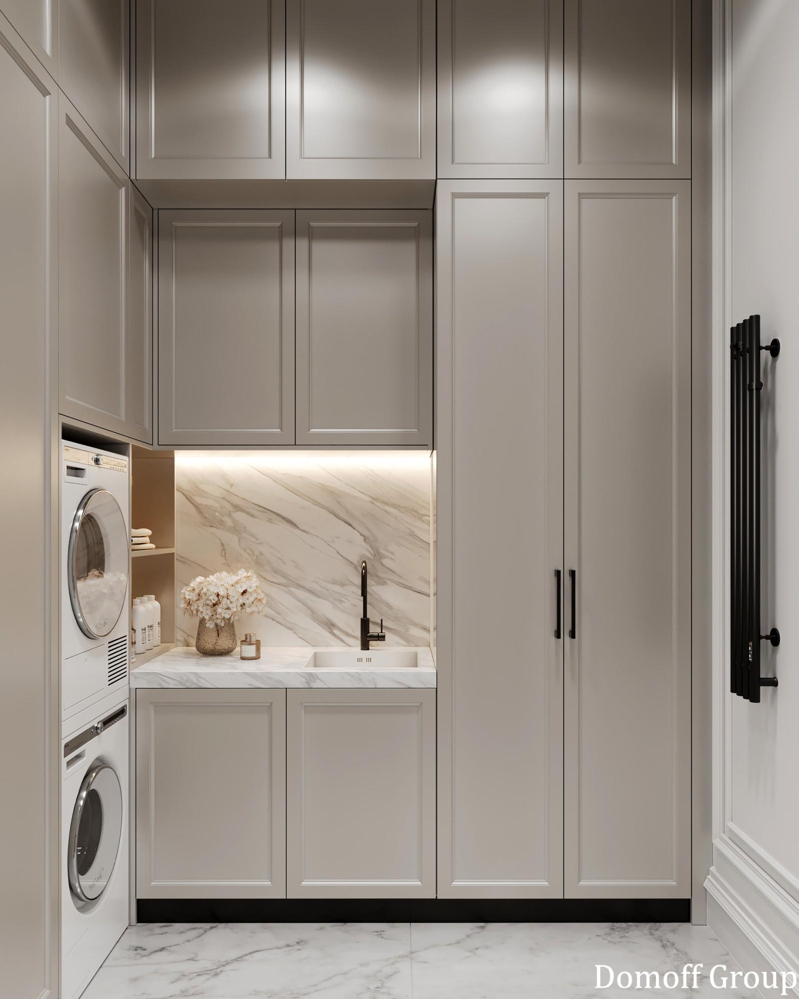 Laundry room made in the style of Contemporary classics