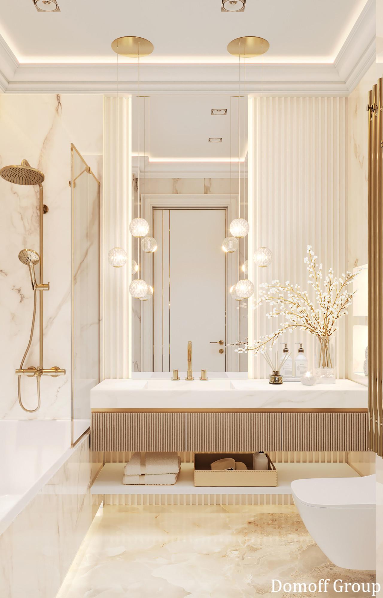Bathroom made in the style of Contemporary classics