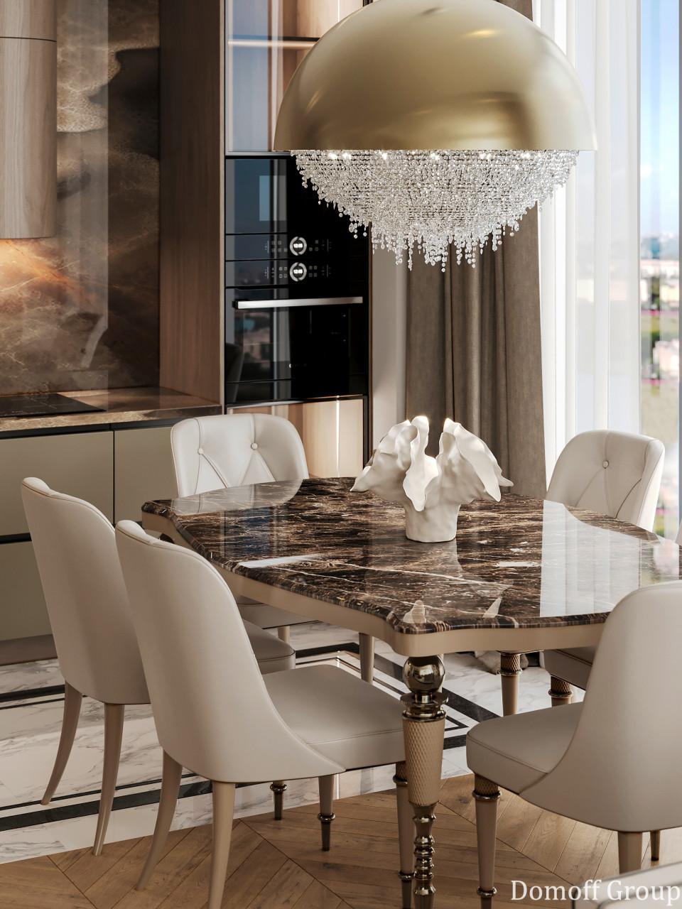 Housing Estate Victory Park Residences Apartments Contemporary classics photo  №14