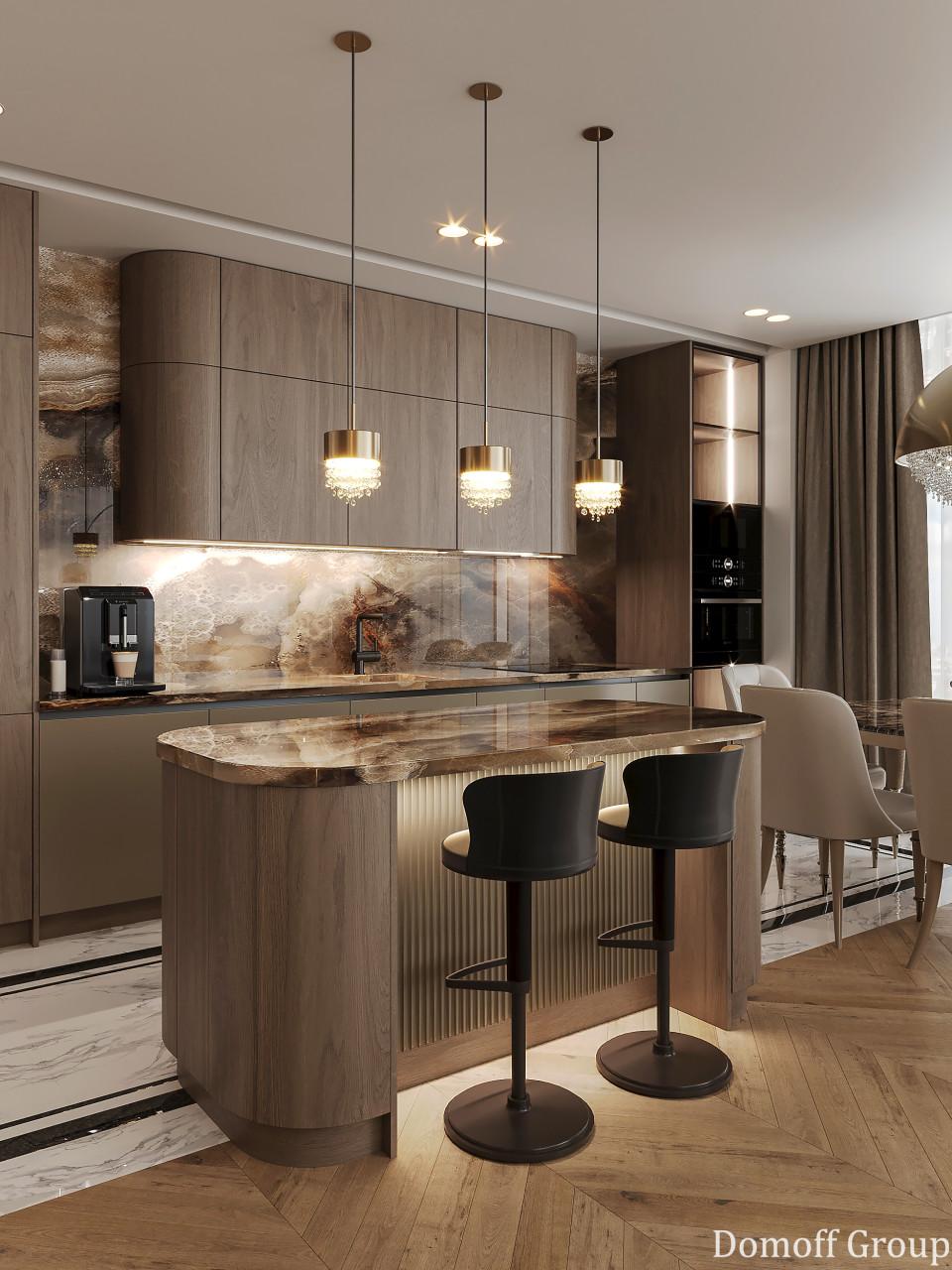 Housing Estate Victory Park Residences Apartments Contemporary classics photo  №15