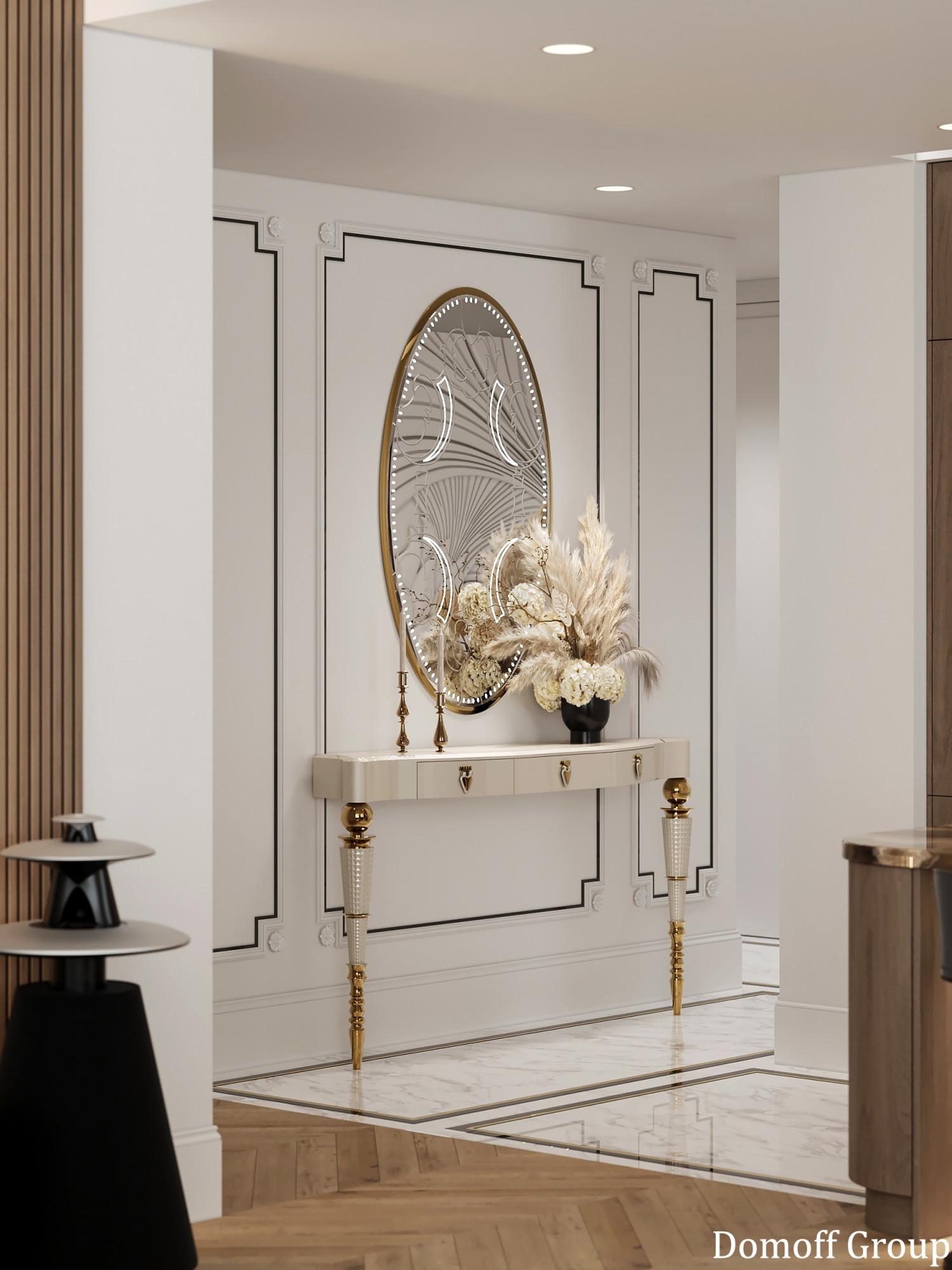 Corridor made in the style of Contemporary classics