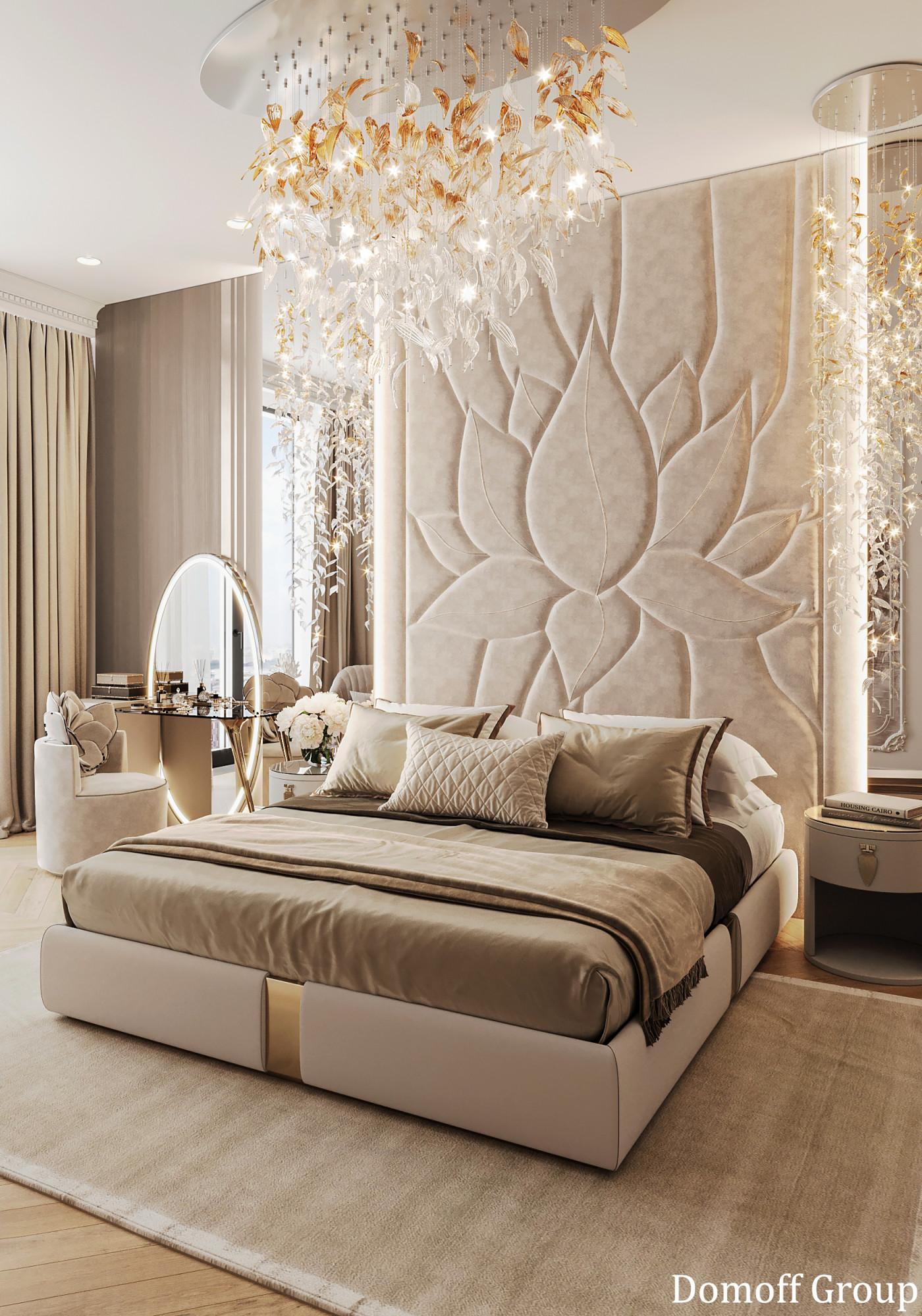 Master bedroom made in the style of Contemporary classics
