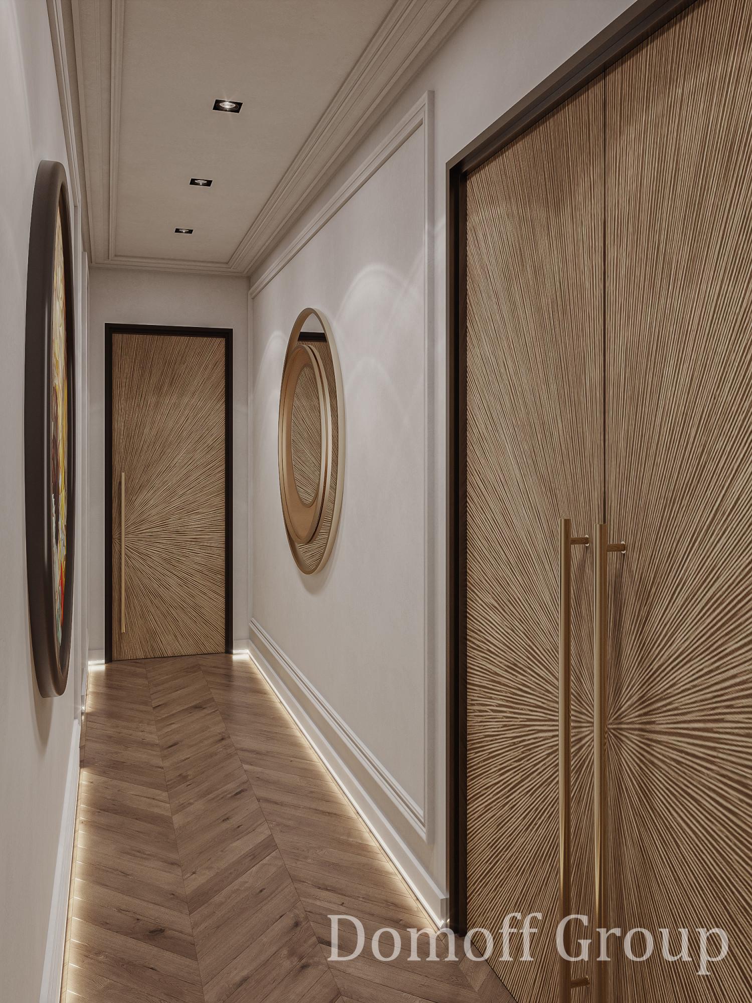 Corridor made in the style of Contemporary classics