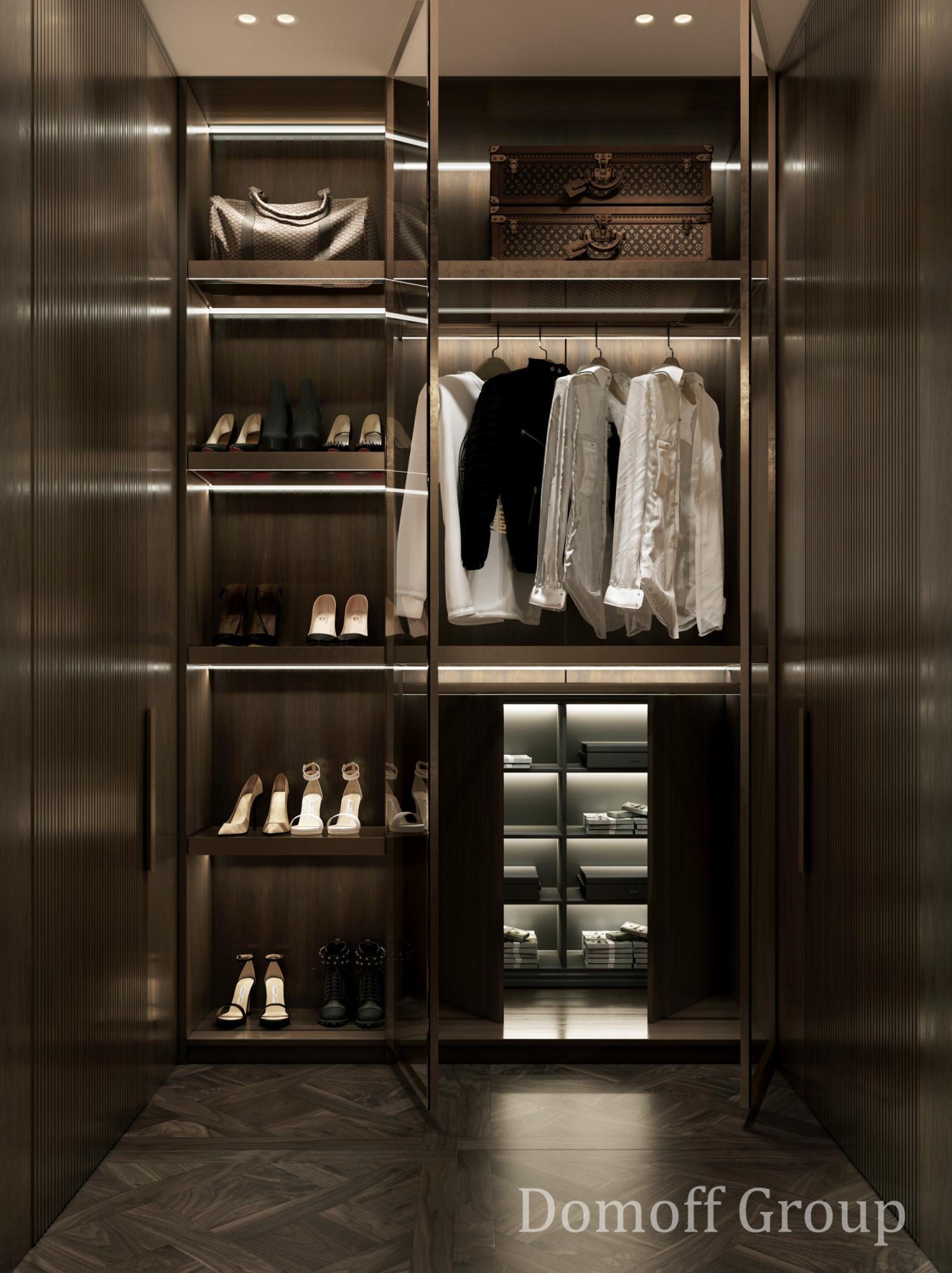 Manager's dressig room  made in the style of Contemporary classics Neoclassicism