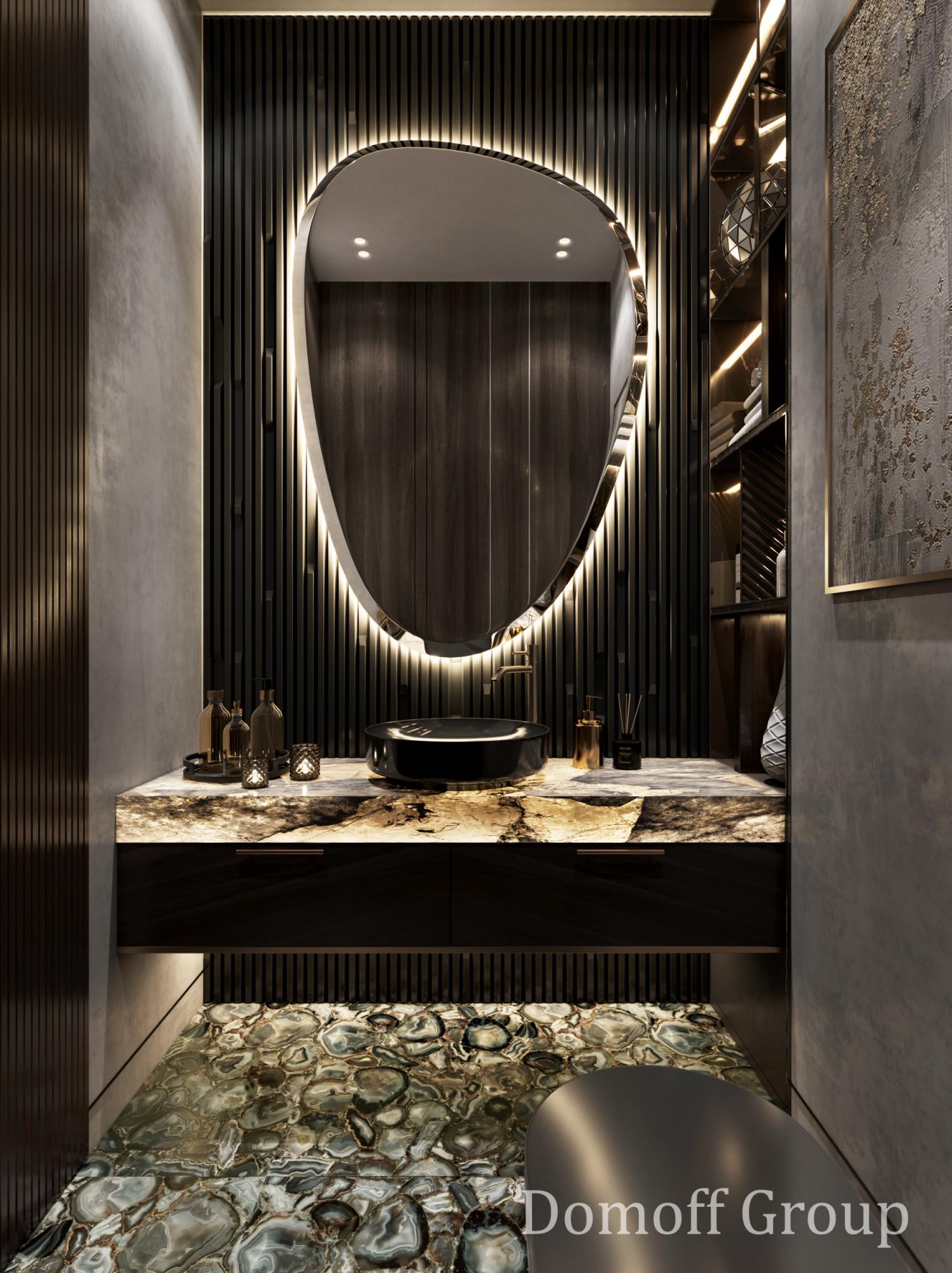 Bathroom made in the style of Contemporary classics Neoclassicism