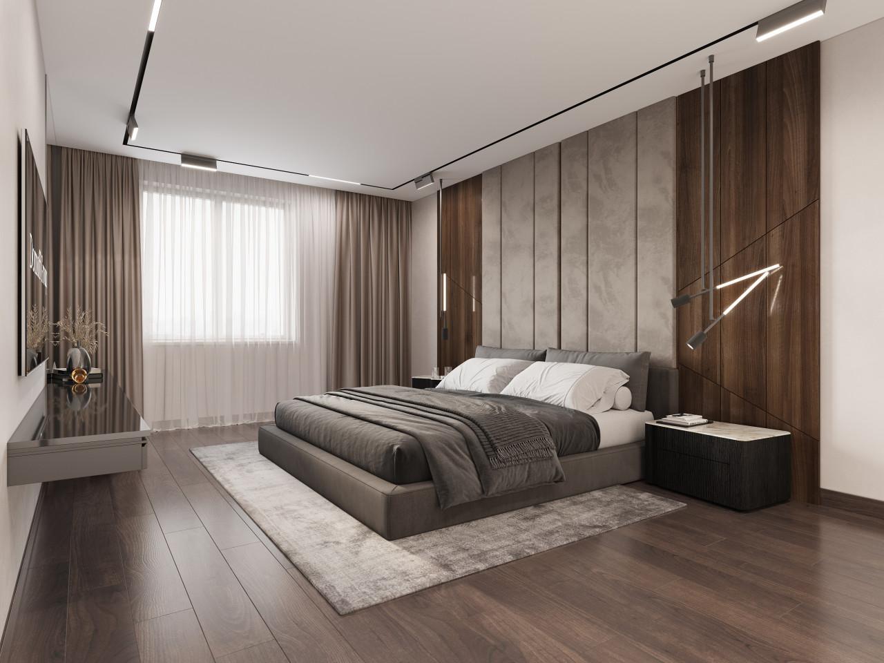Beregovoy Apartments Contemporary classics photo  №12