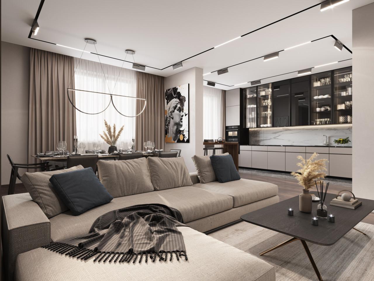 Beregovoy Apartments Contemporary classics photo  №5