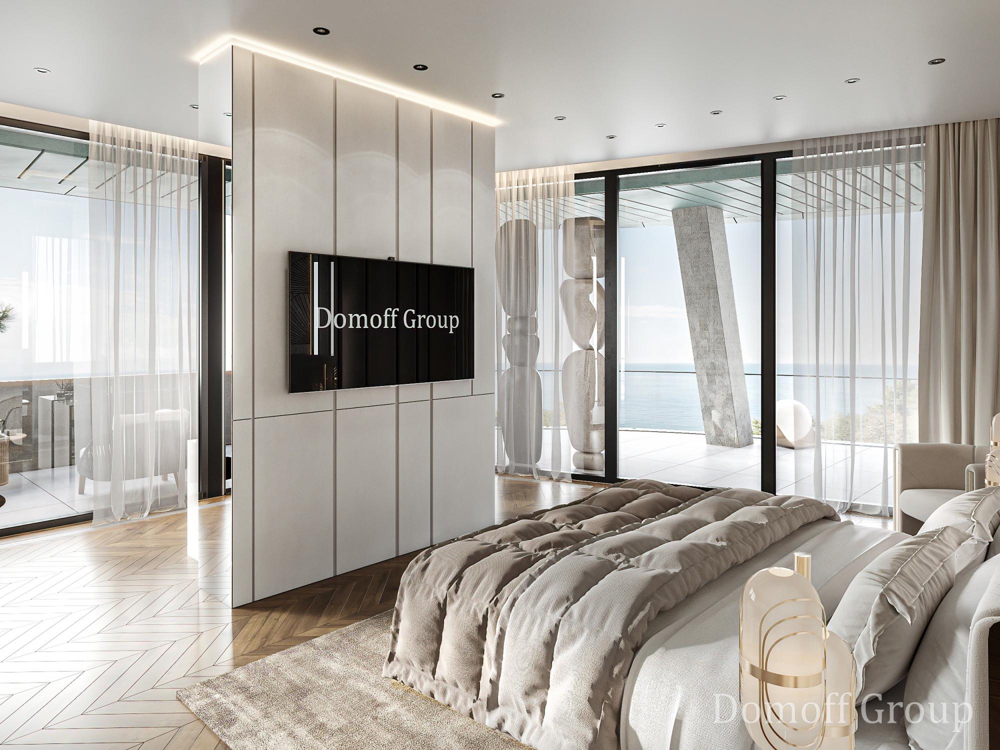 Master bedroom made in the style of Contemporary