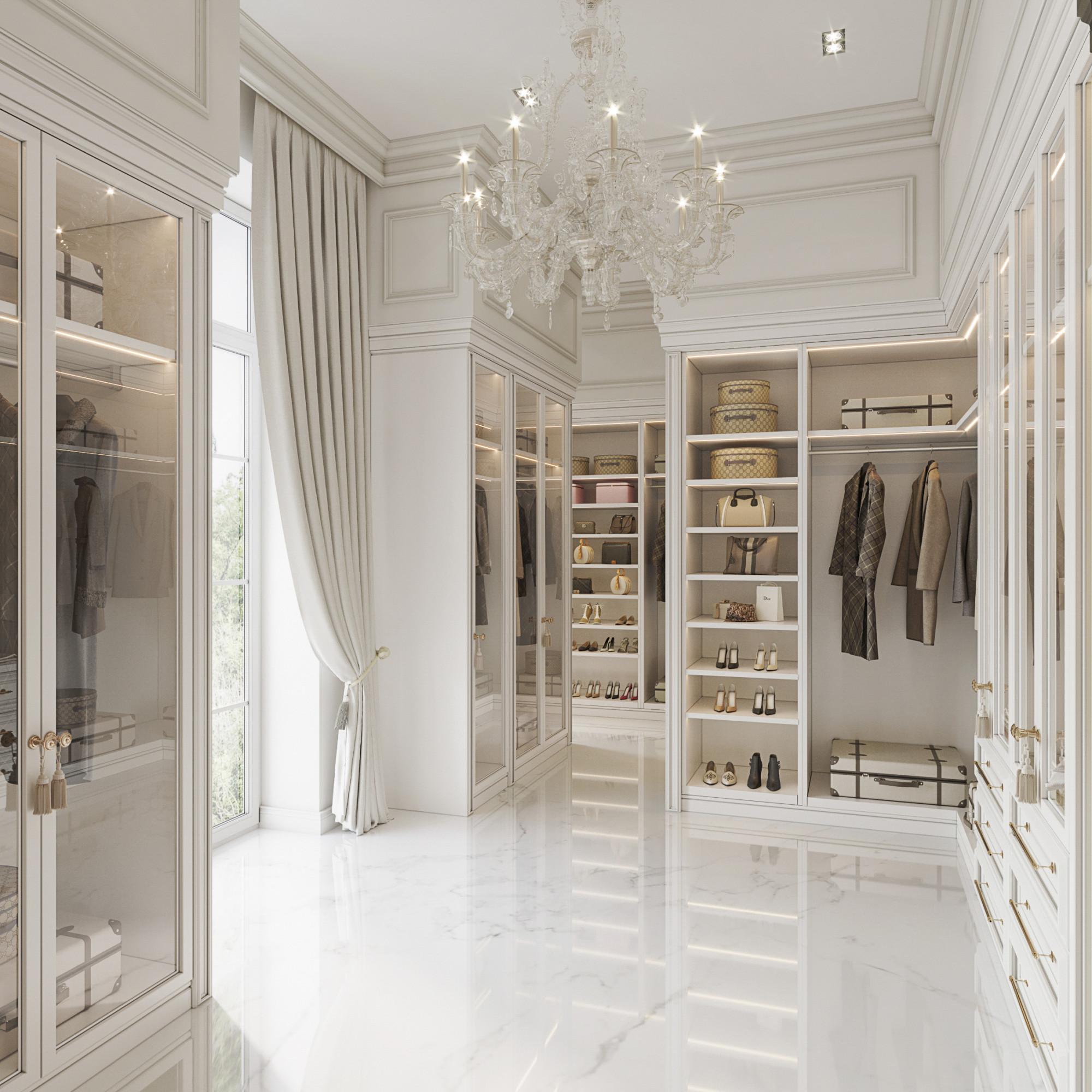 Dressing room 1st floor made in the style of Neoclassicism