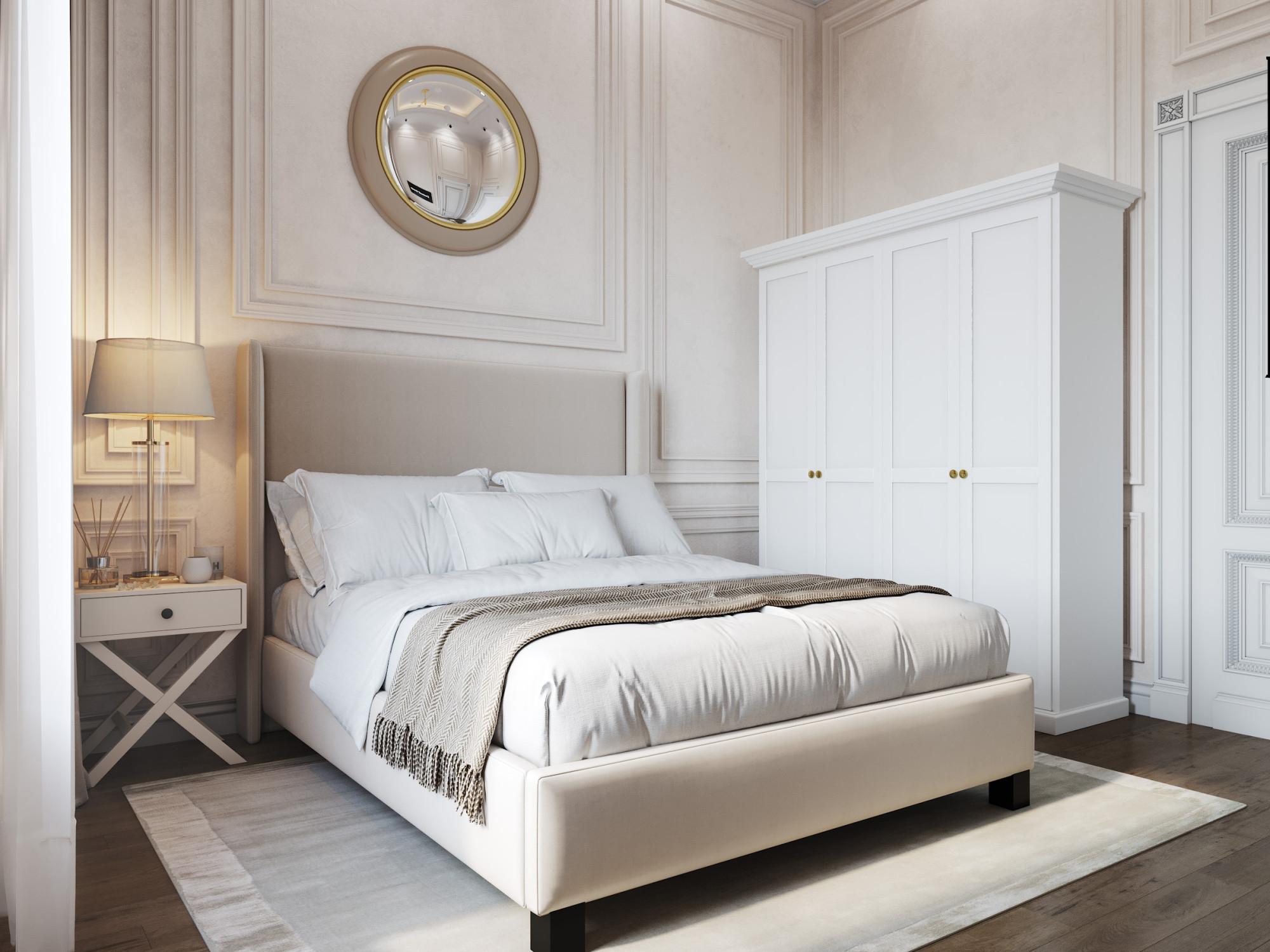 Nanny's bedroom made in the style of Neoclassicism