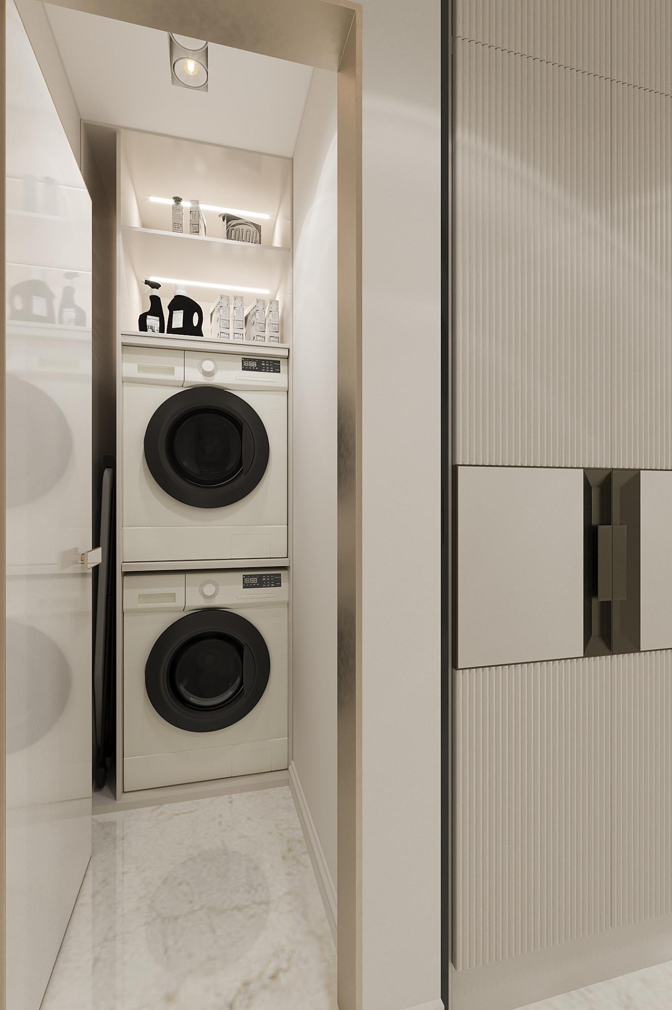 Laundry room made in the style of Contemporary