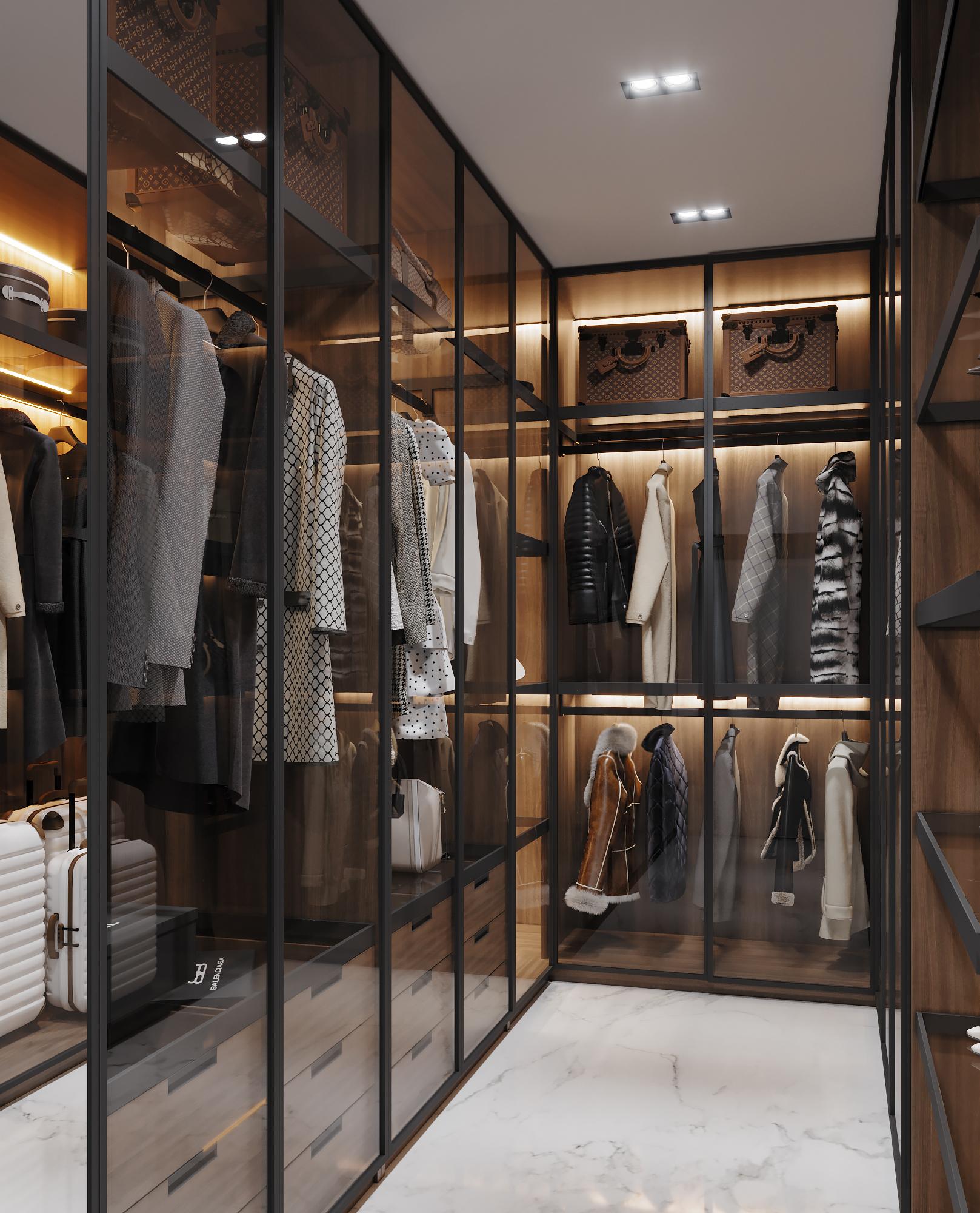 Dressing room made in the style of Modern Contemporary