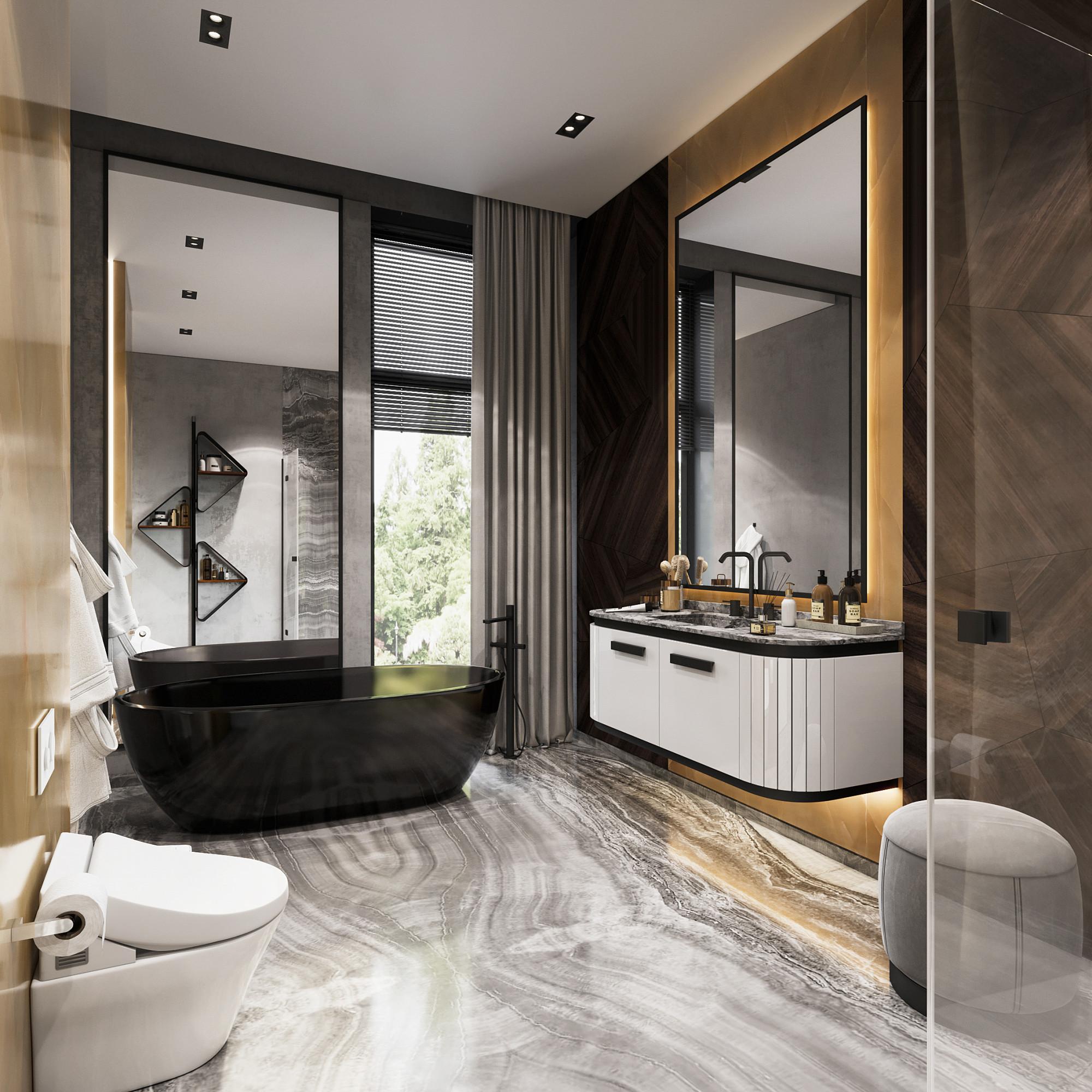 Bathroom in the bedroom №2 made in the style of Modern Contemporary