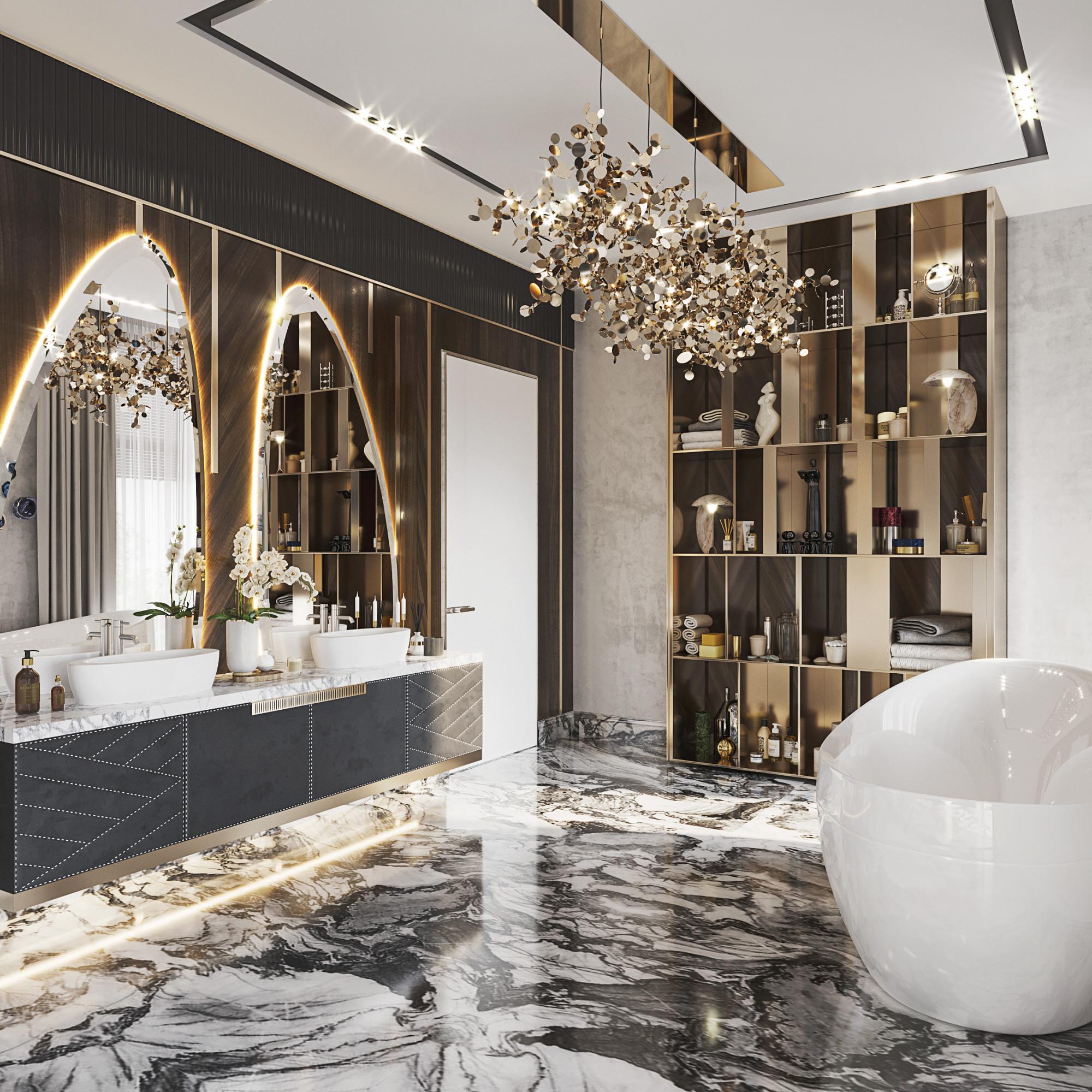 Bathroom in the bedroom №4 made in the style of Modern Contemporary