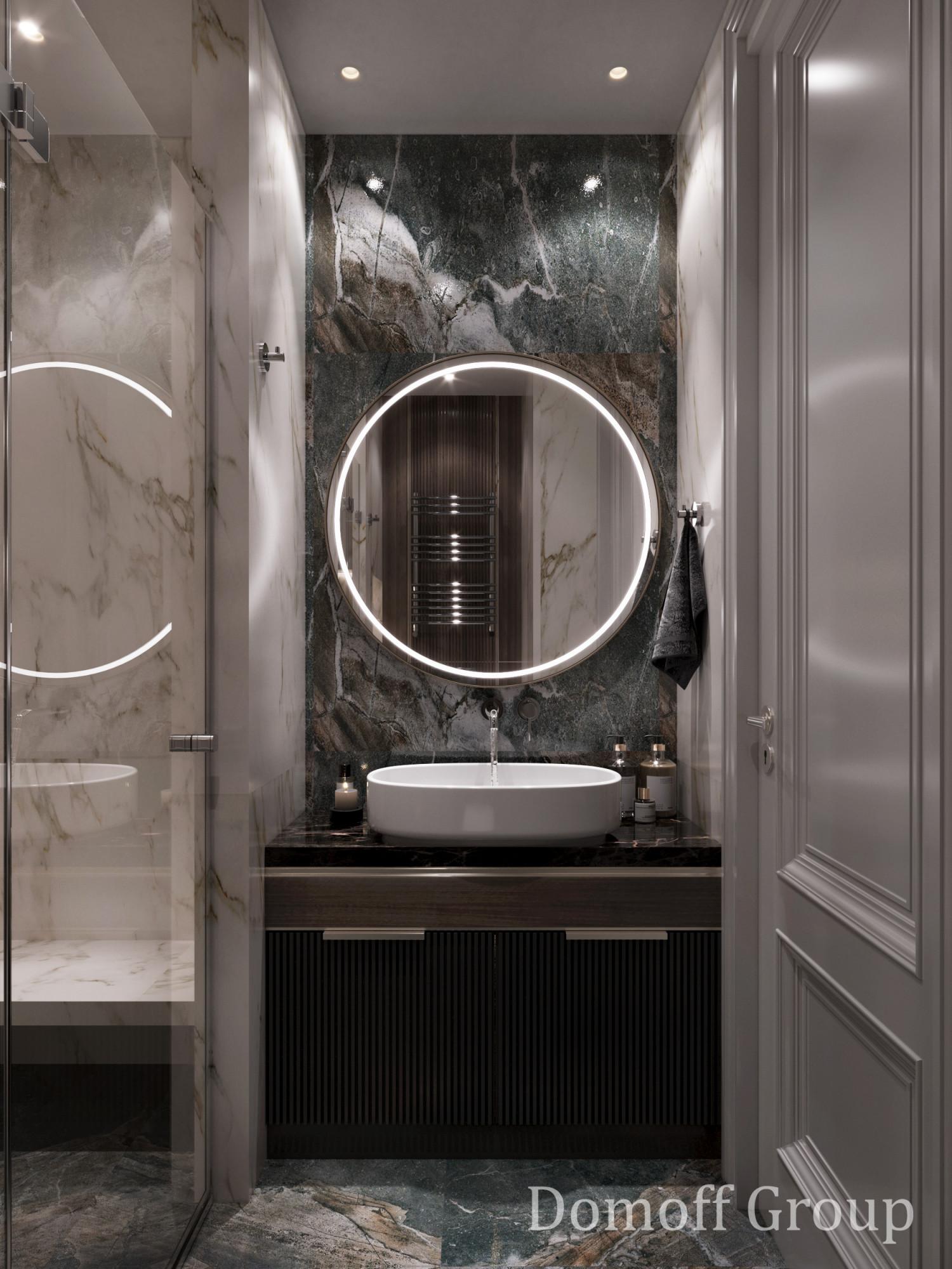 Bathroom made in the style of Modern Contemporary