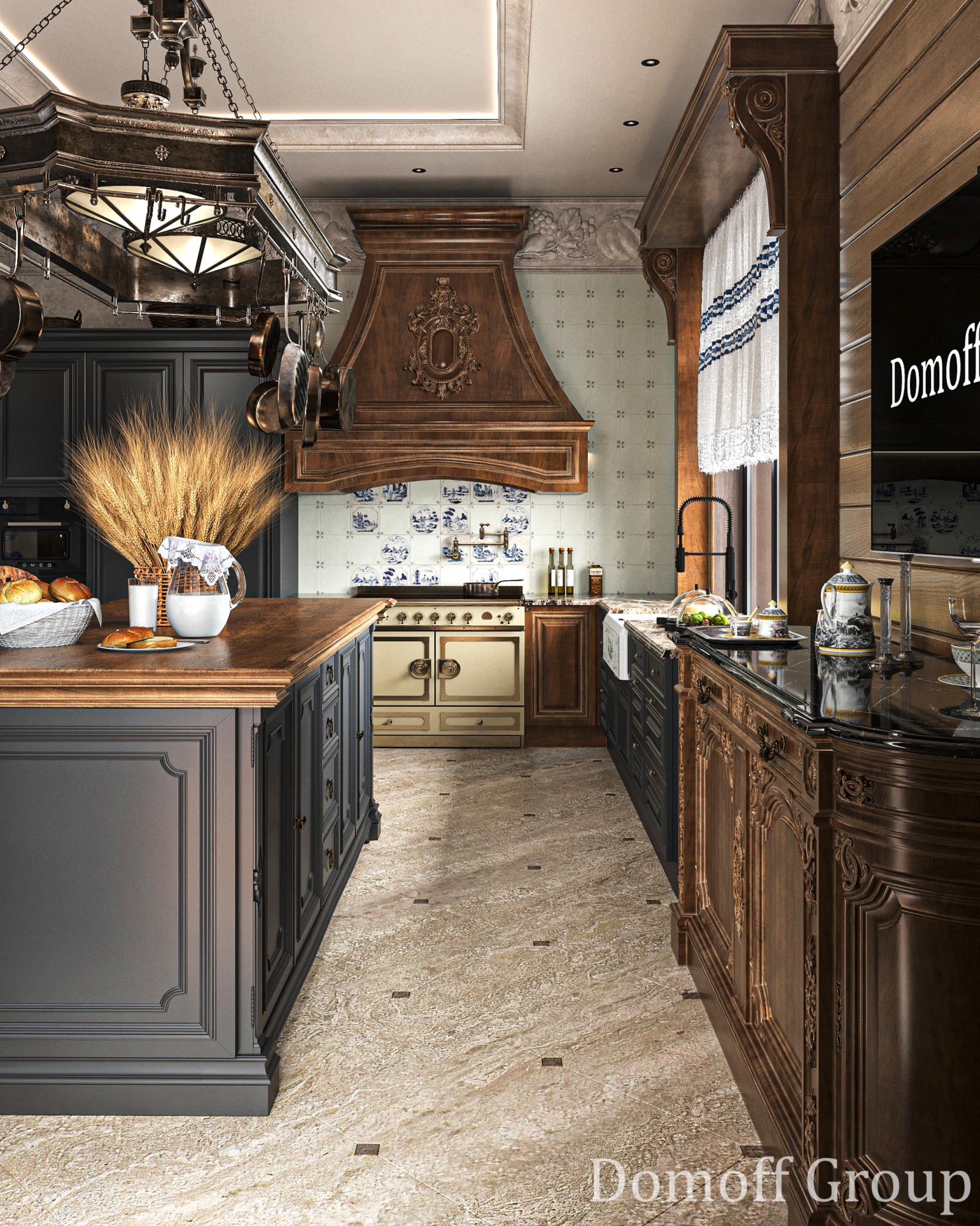 Kitchen made in the style of Chateau
