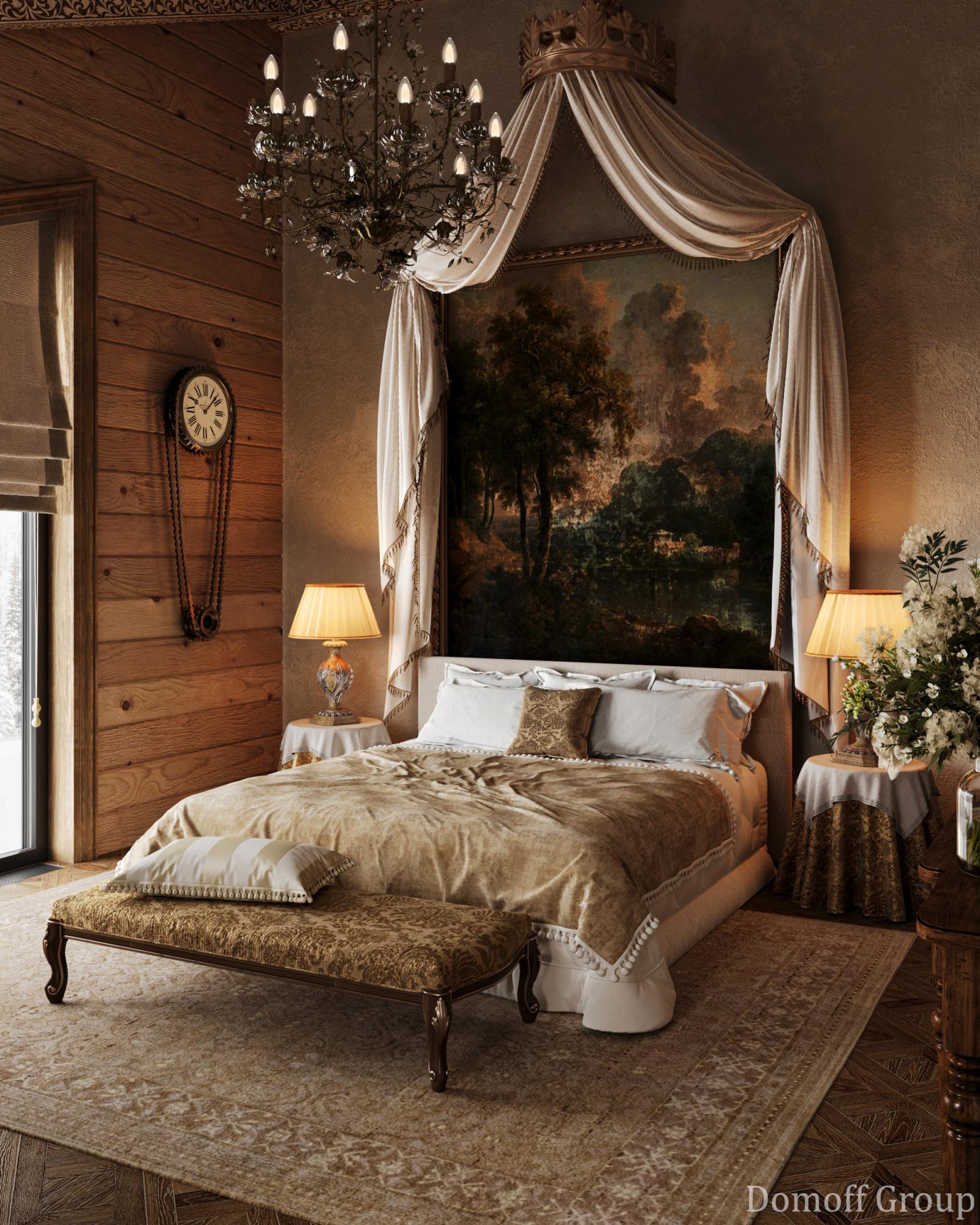 Bedroom №1 made in the style of Chateau