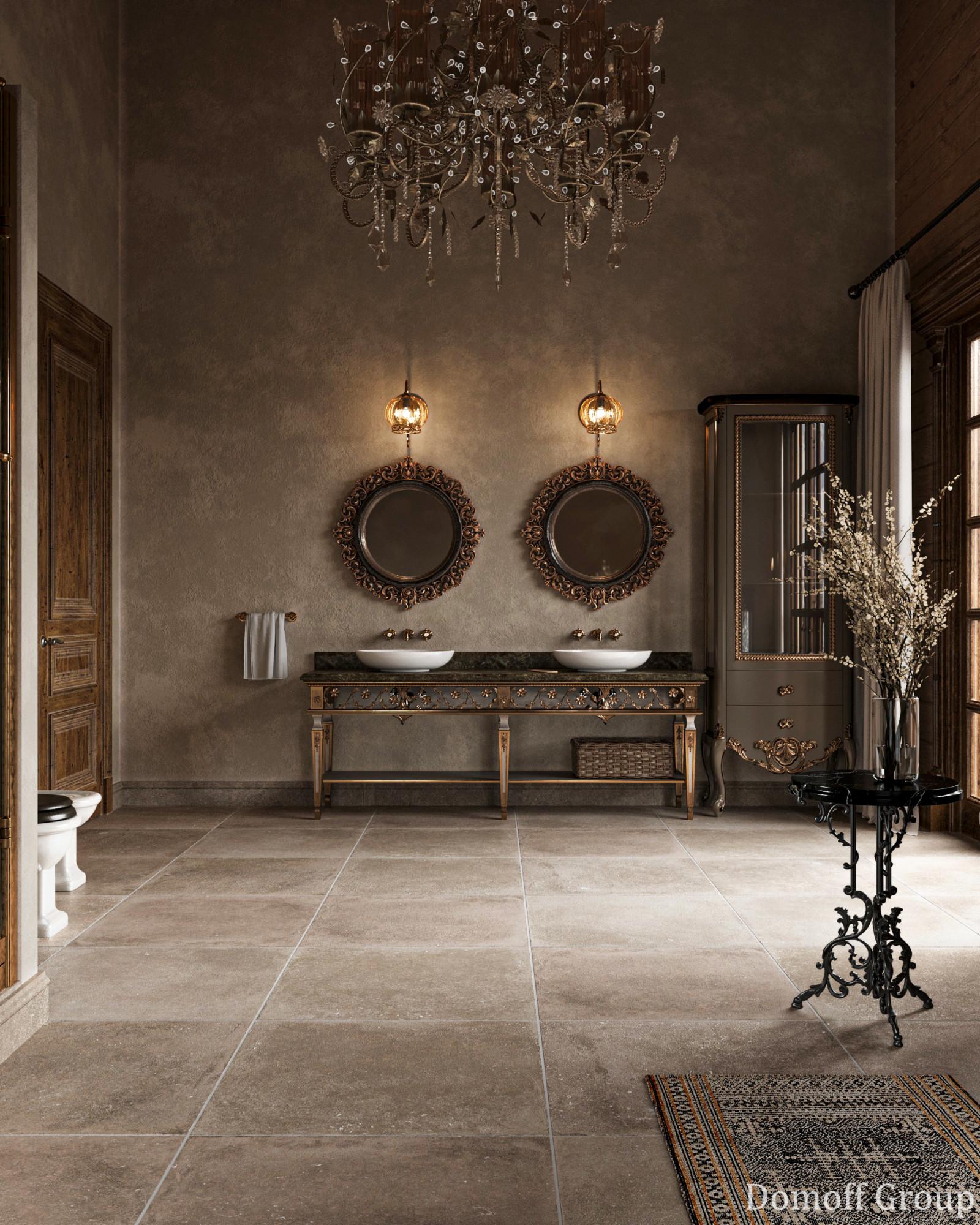 Bathroom №1  made in the style of Chateau