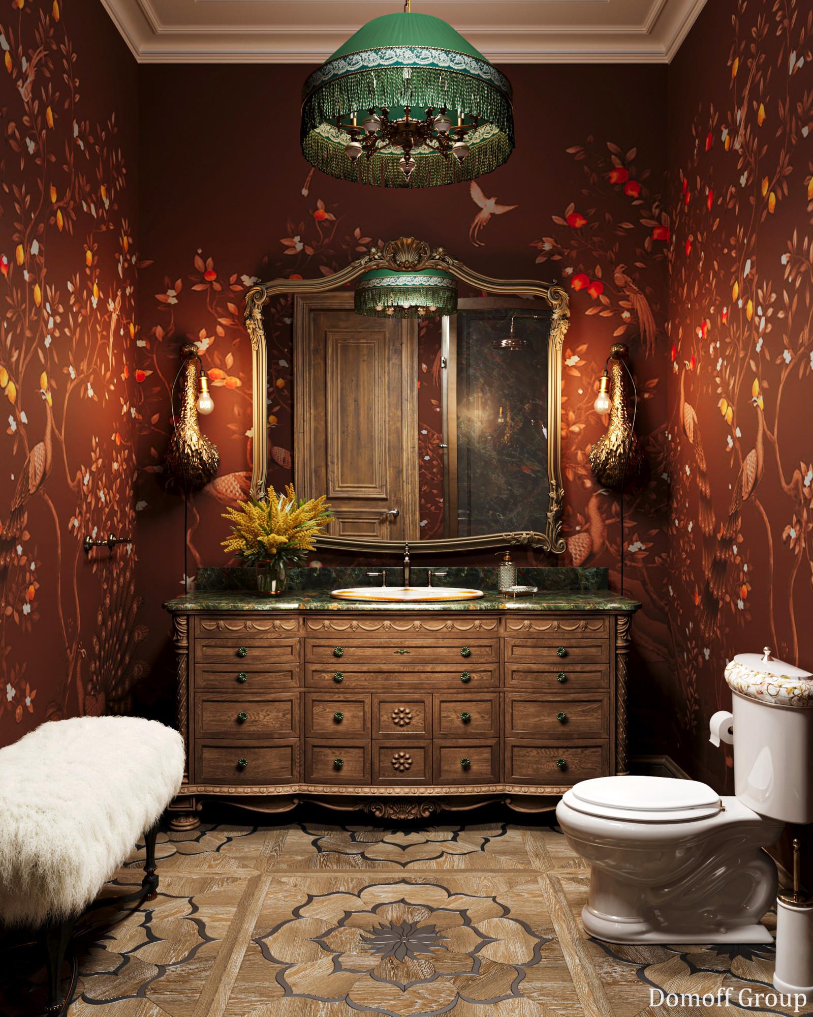 Bathroom №2 made in the style of Chateau