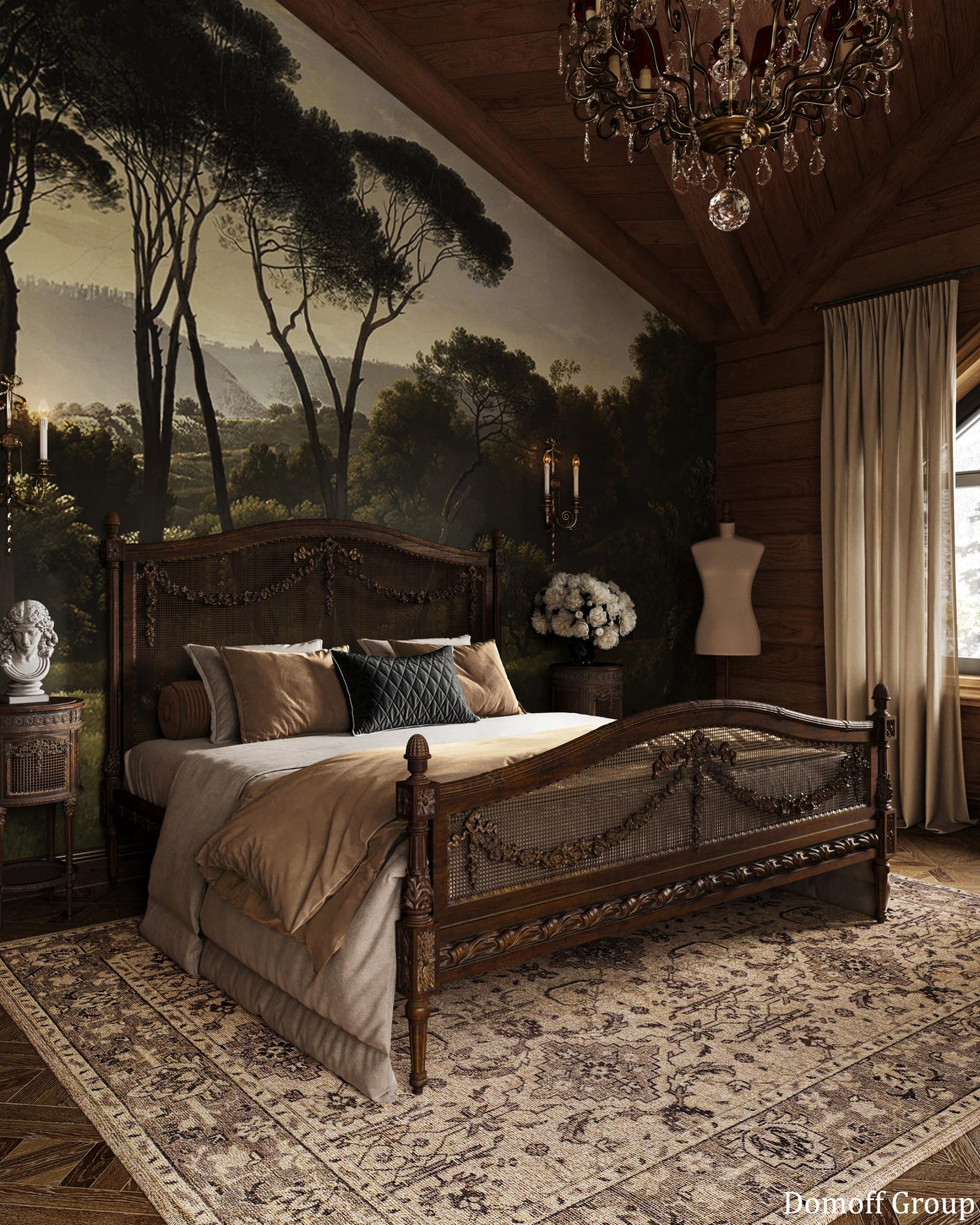 Bedroom №3 made in the style of Chateau