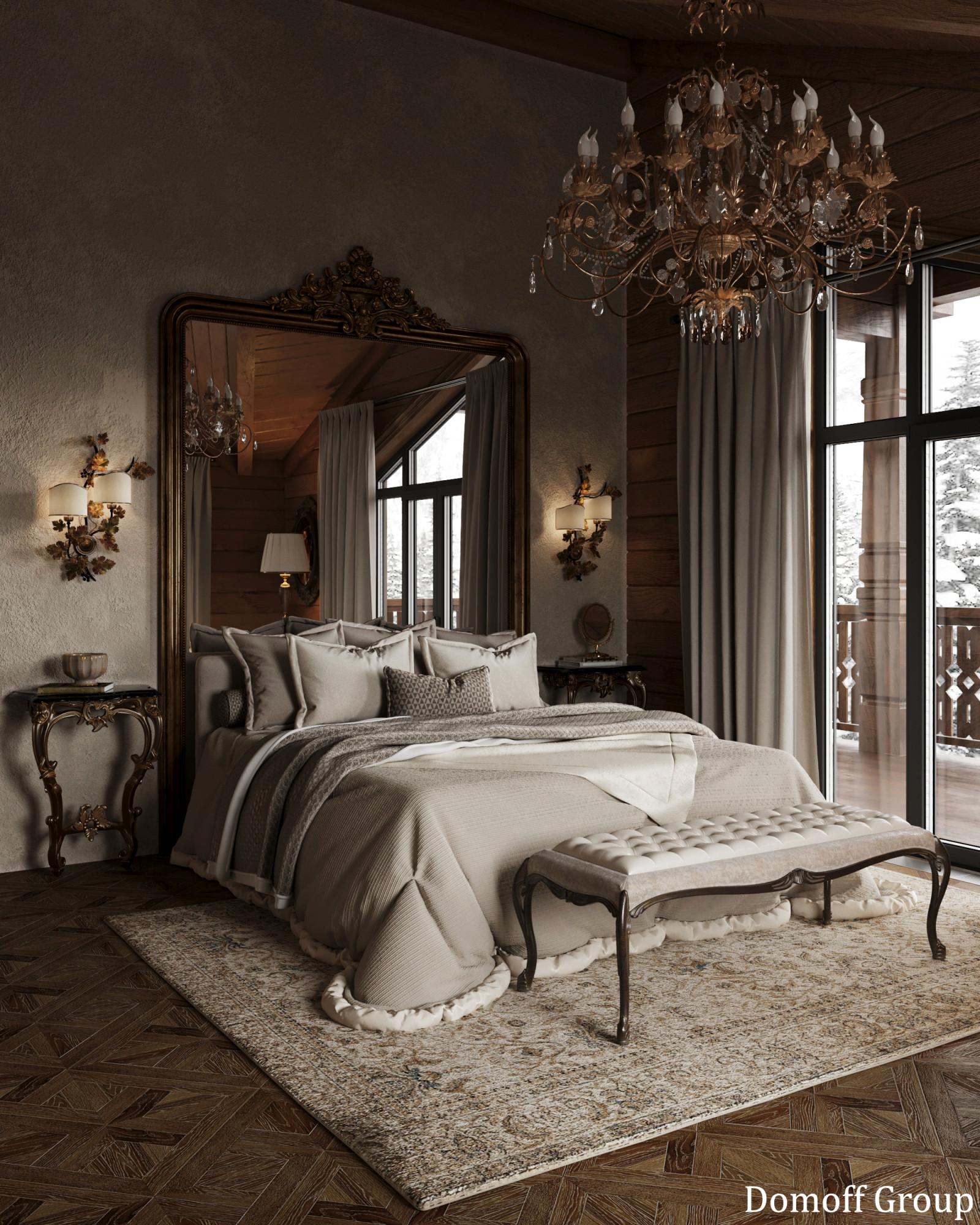 Bedroom №4 made in the style of Chateau