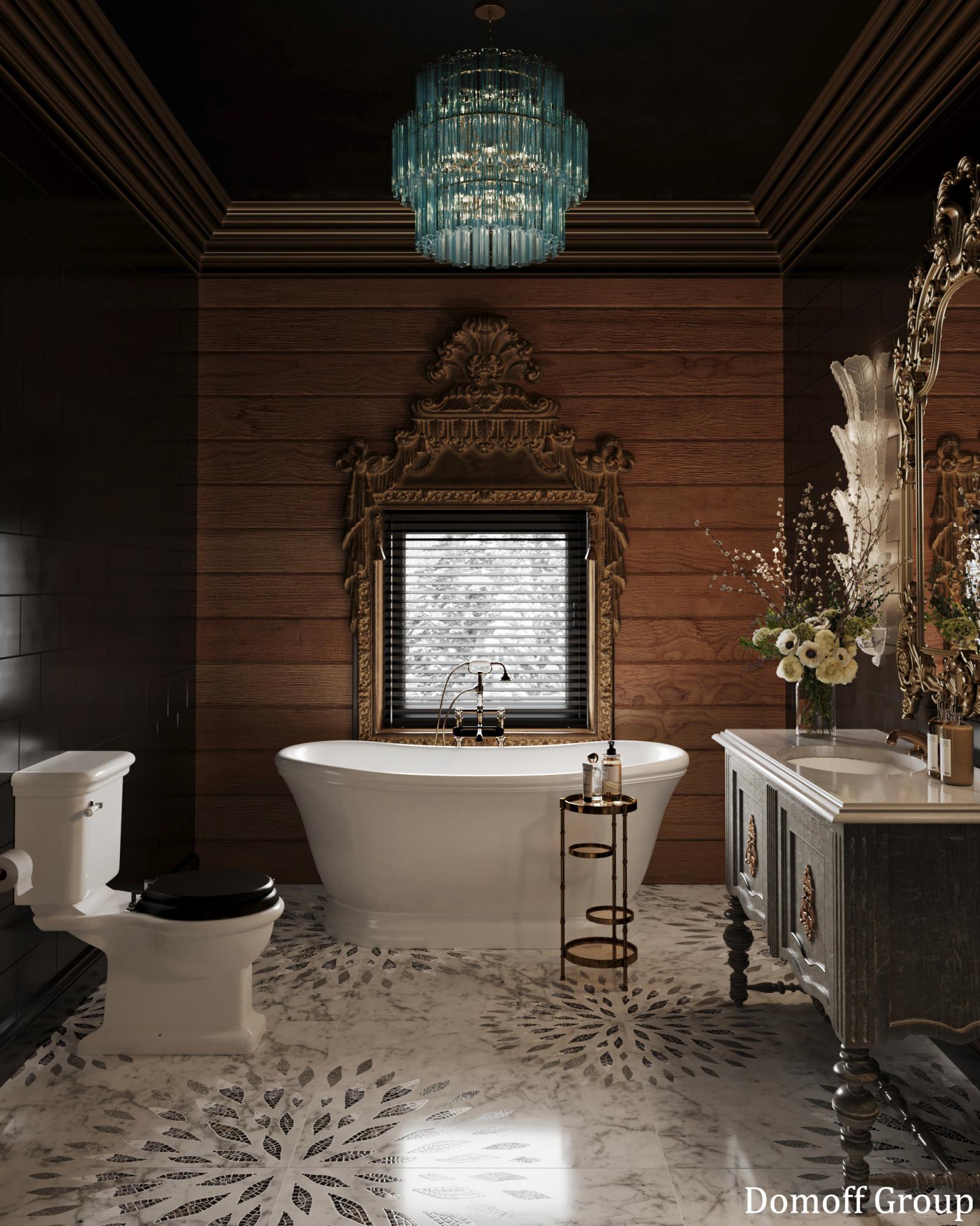 Bathroom №4 made in the style of Chateau