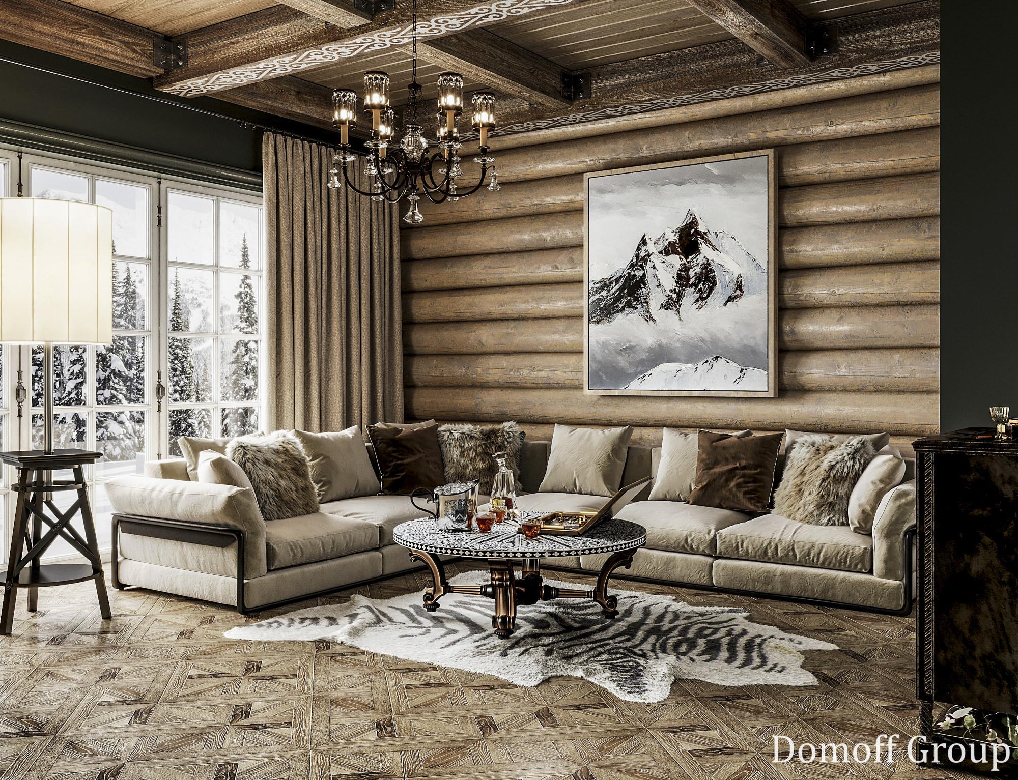 Rest room made in the style of Chateau