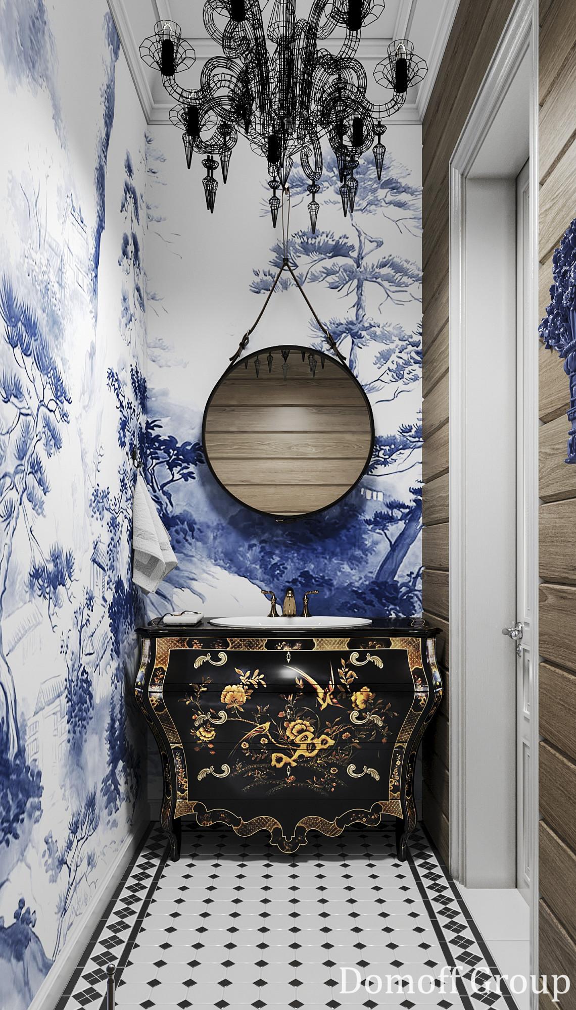 Bathroom №2 made in the style of Chateau