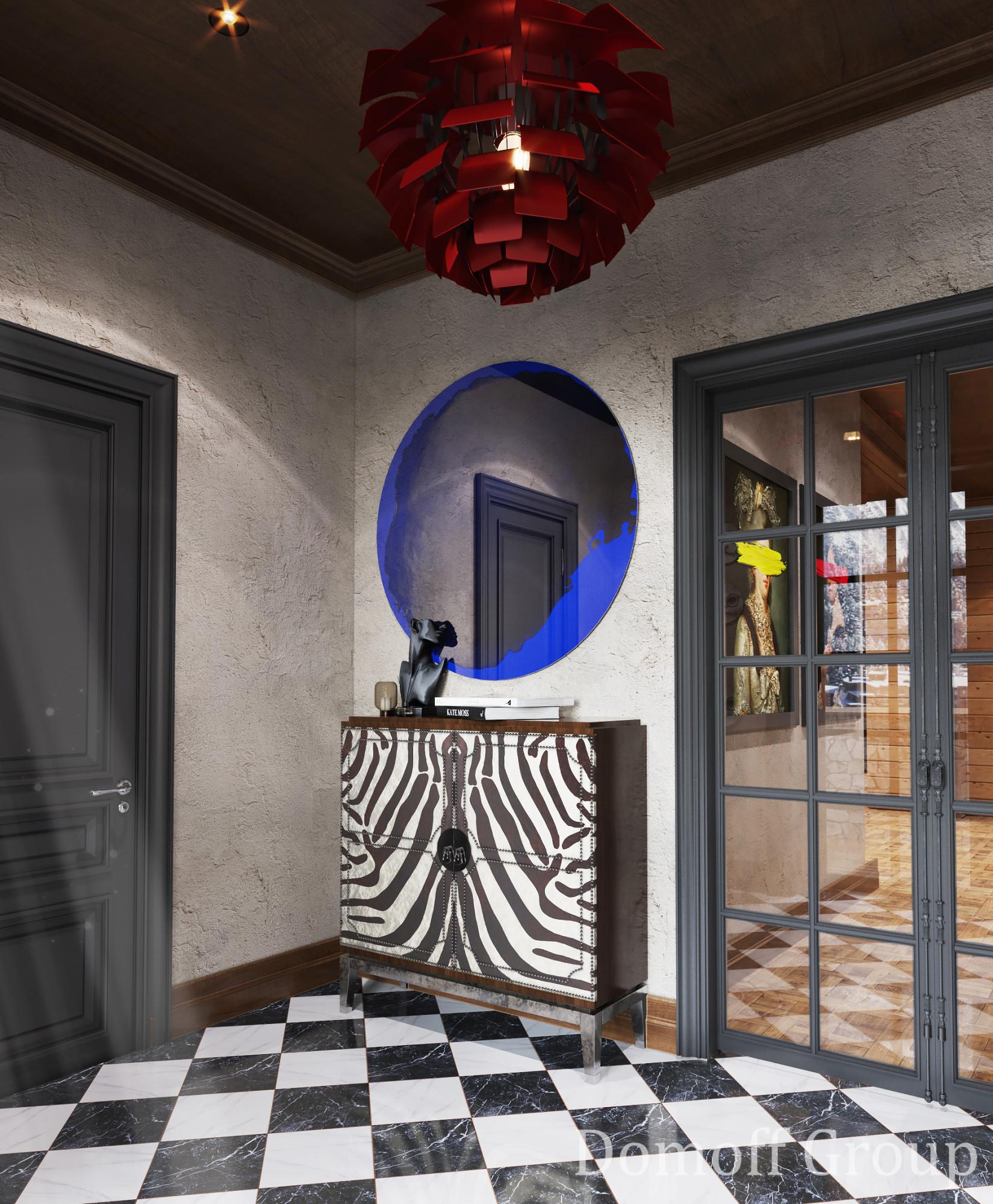 Hall made in the style of Chateau