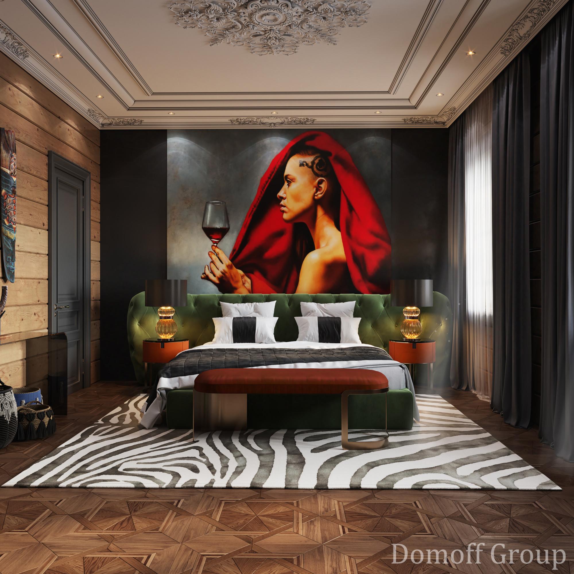 Guest bedroom made in the style of Classics Chateau