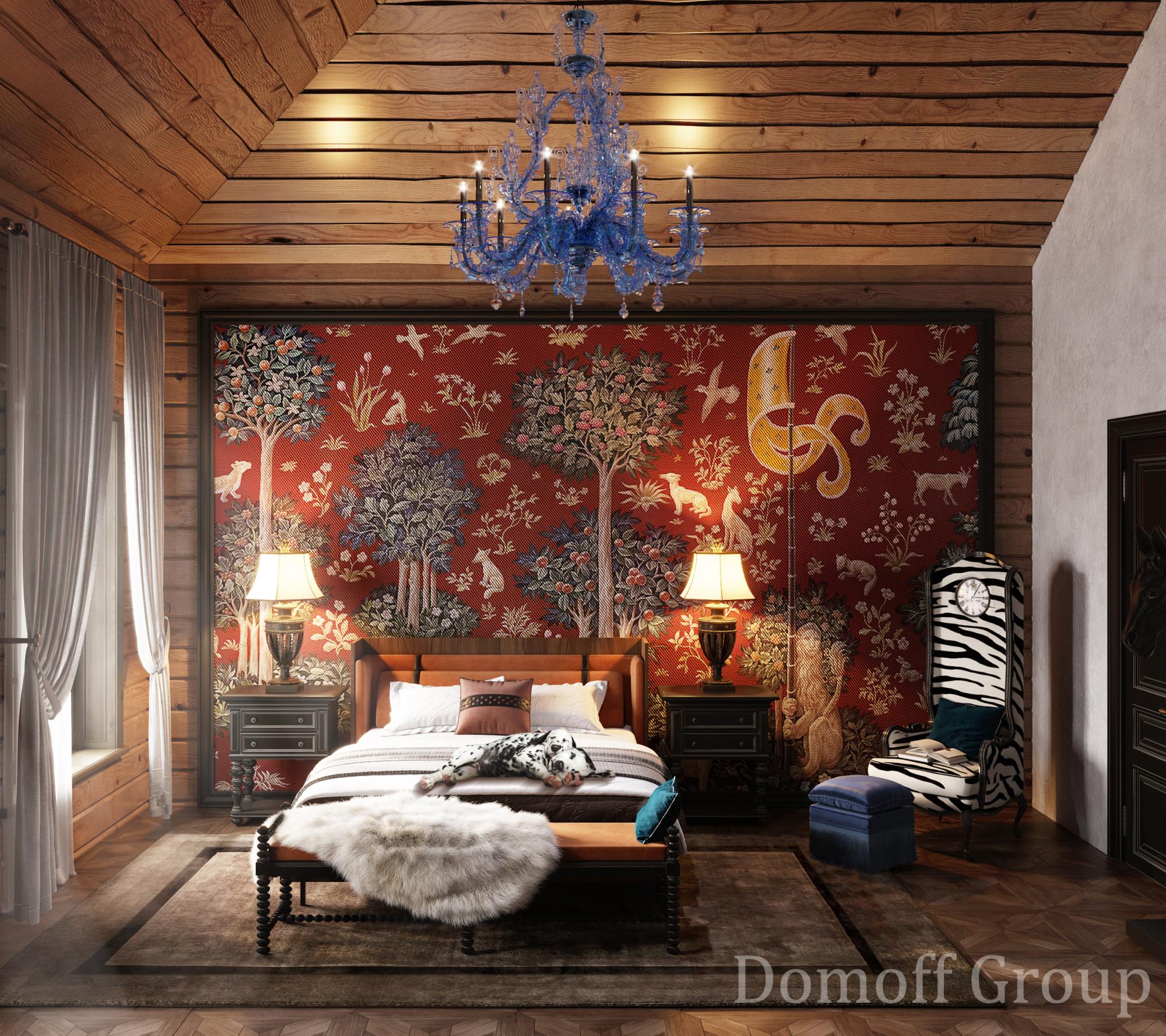 Bedroom №1 made in the style of Chateau