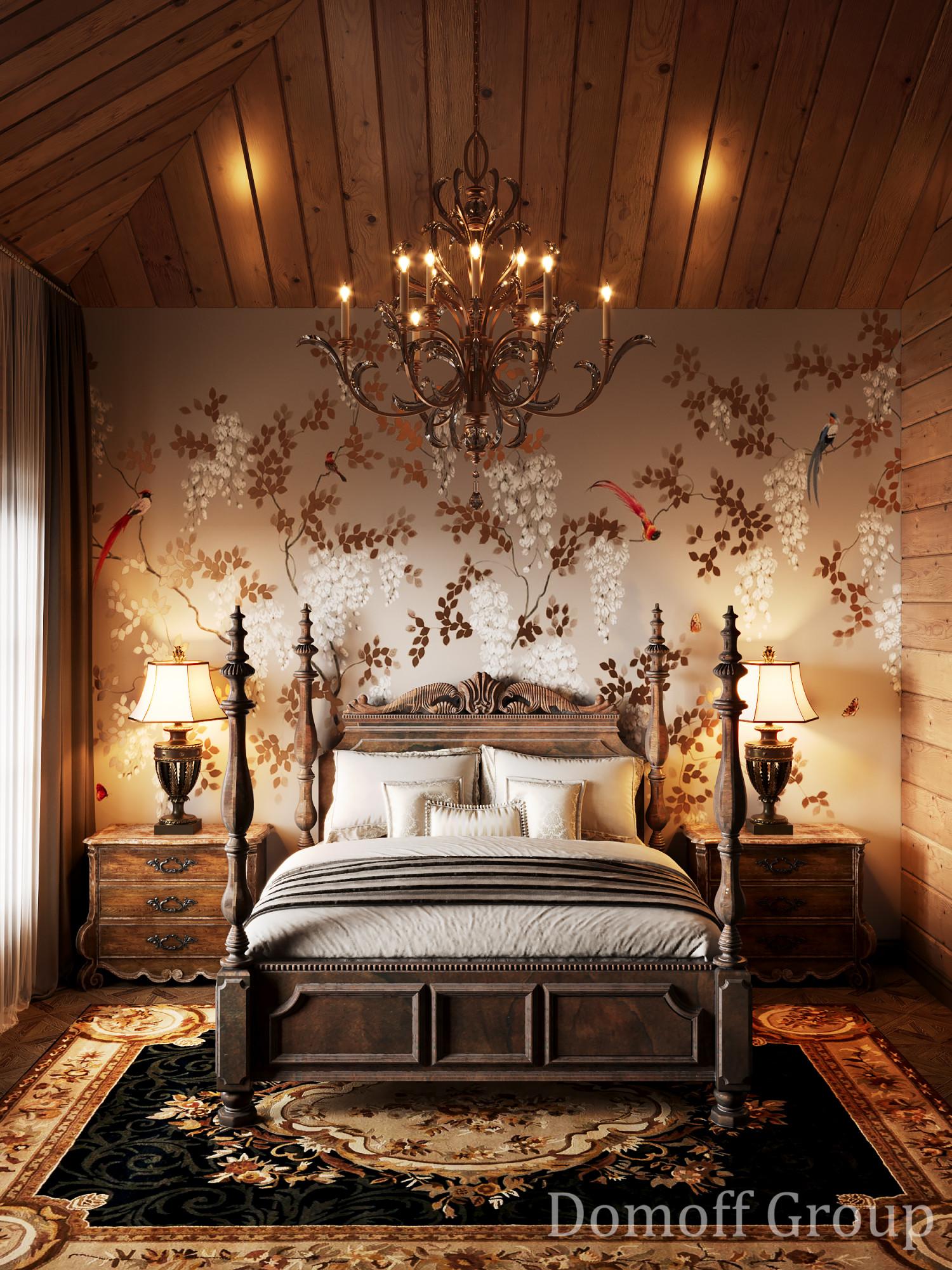 Bedroom №2 made in the style of Chateau