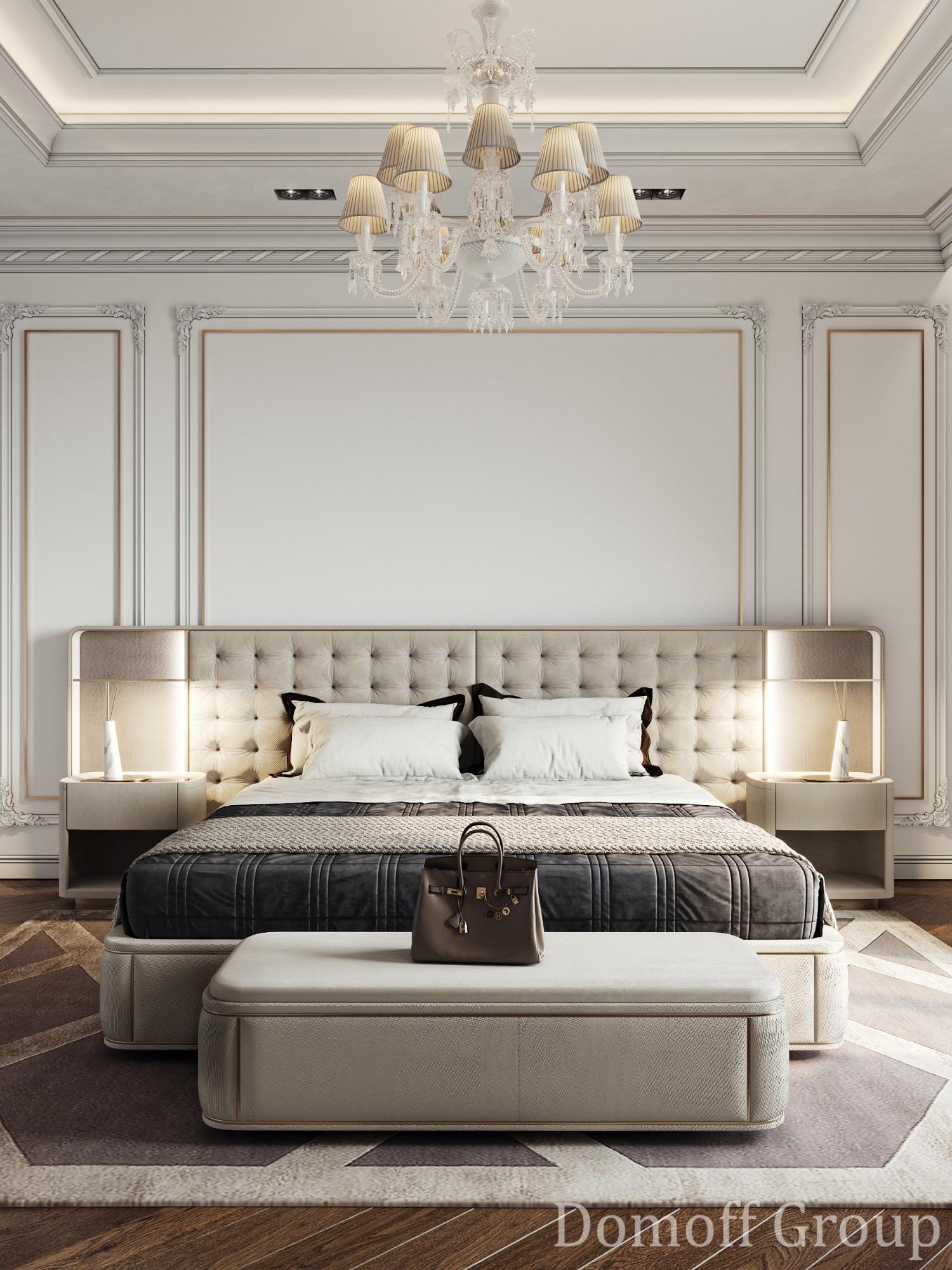 Master bedroom made in the style of Contemporary classics Neoclassicism