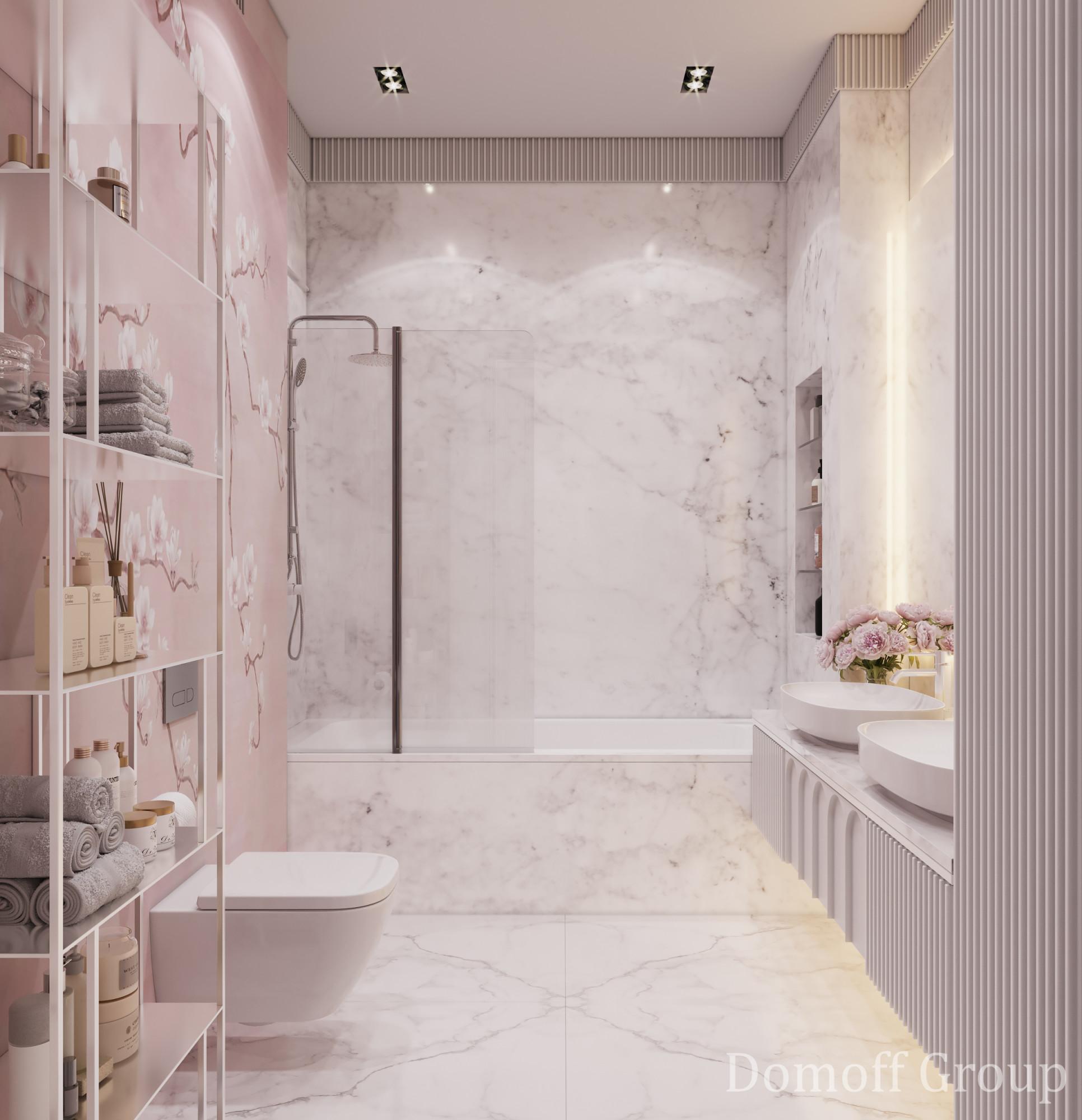 Bathroom in the bedroom №1 made in the style of Contemporary classics