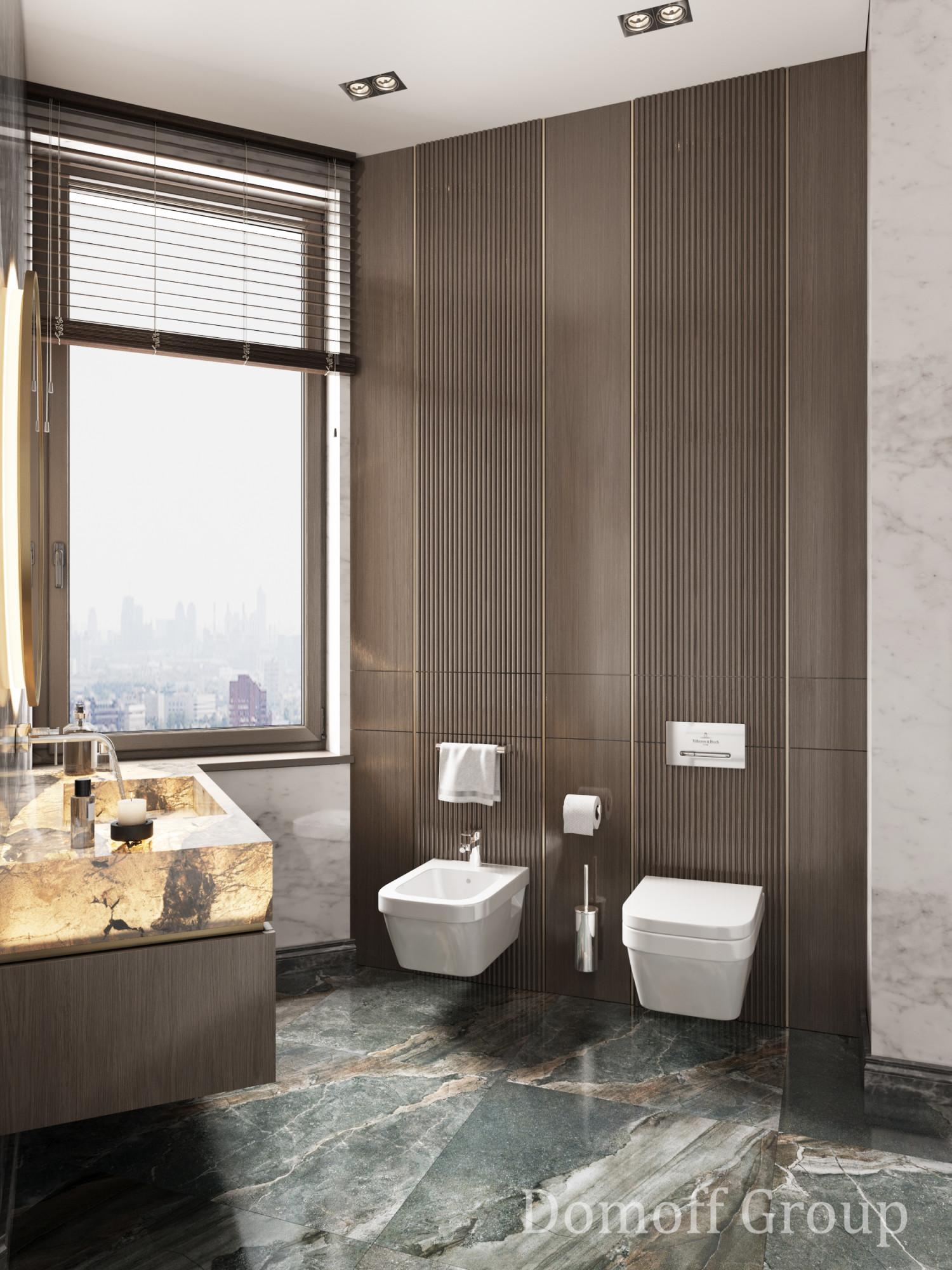 Bathroom in the bedroom №4 made in the style of Contemporary classics