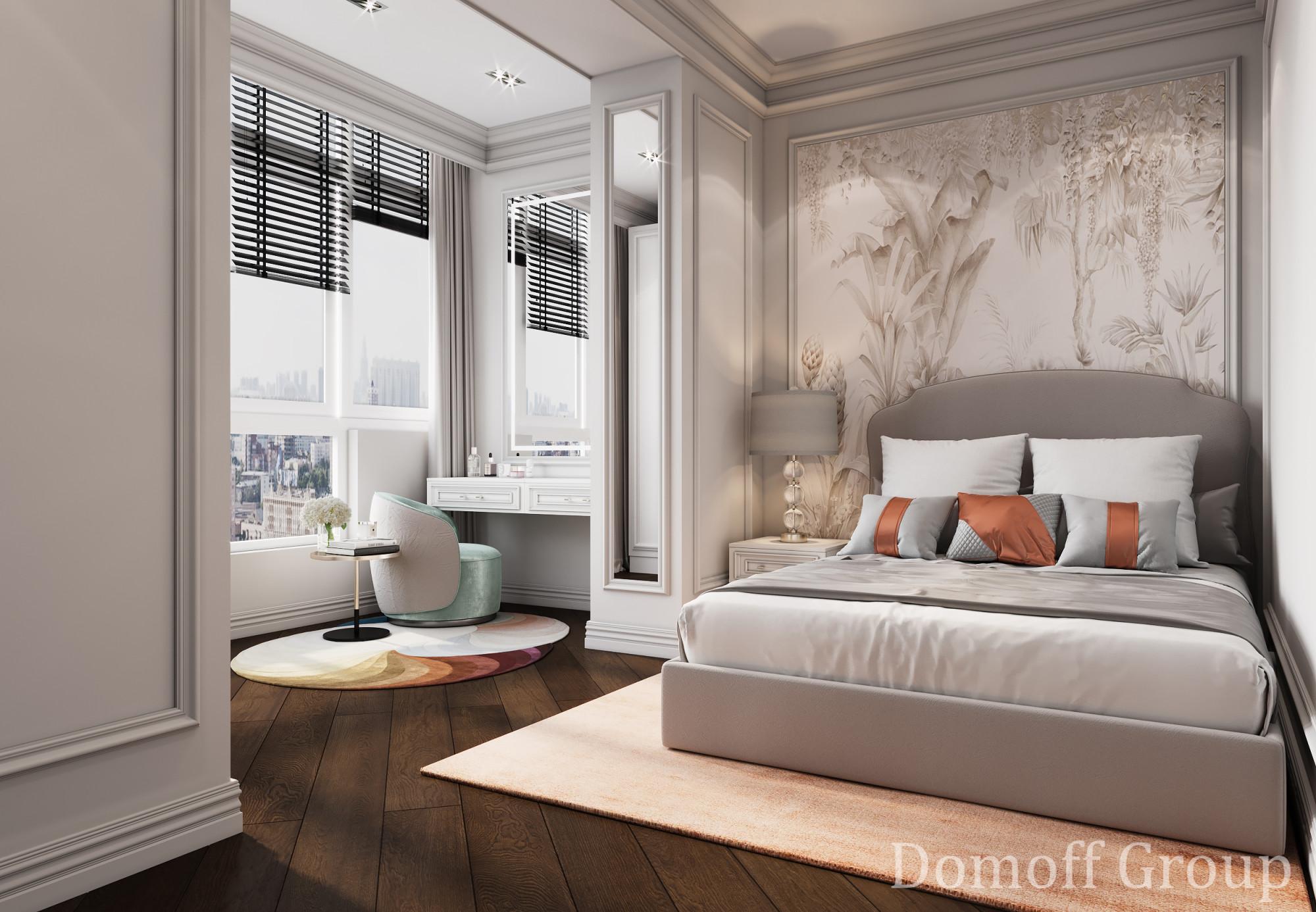 Nanny's bedroom made in the style of Contemporary classics