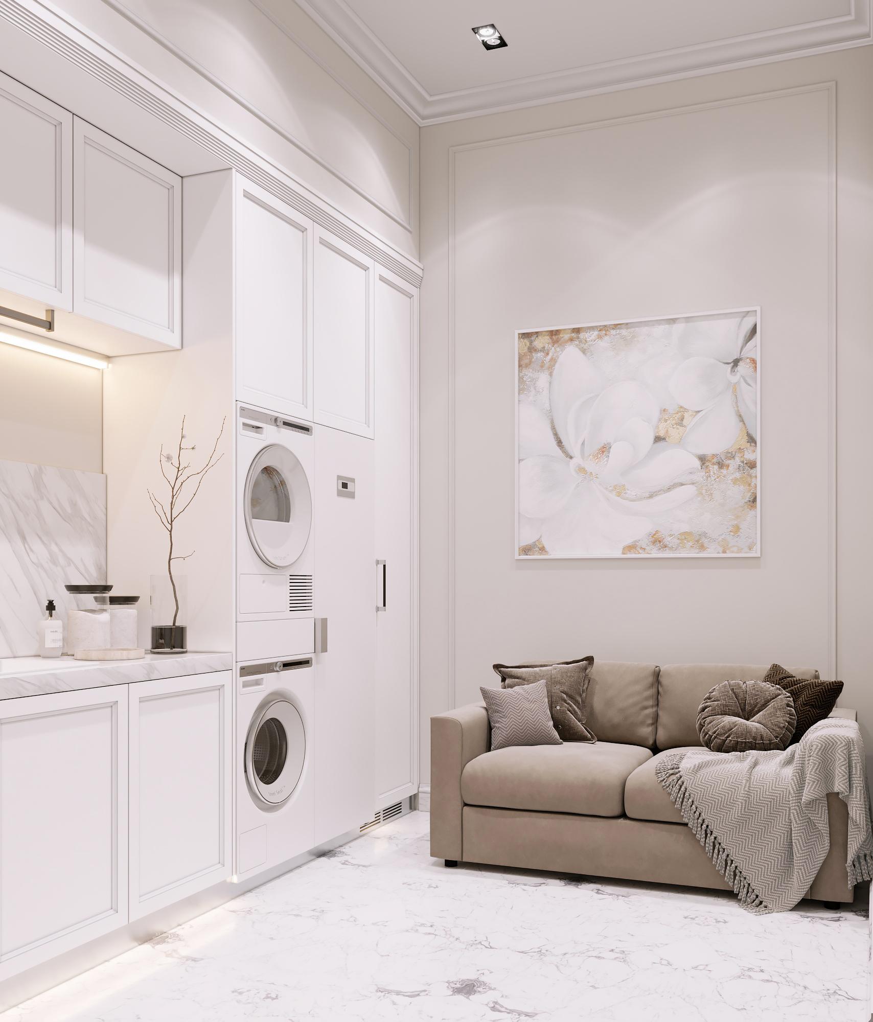 Laundry room made in the style of Contemporary classics