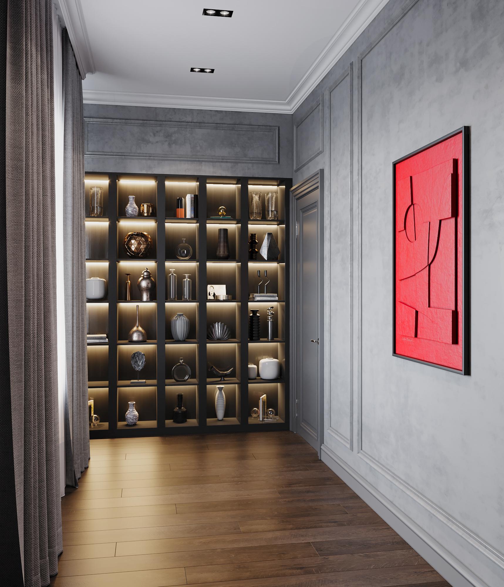 Corridor on the 3rd floor made in the style of Contemporary