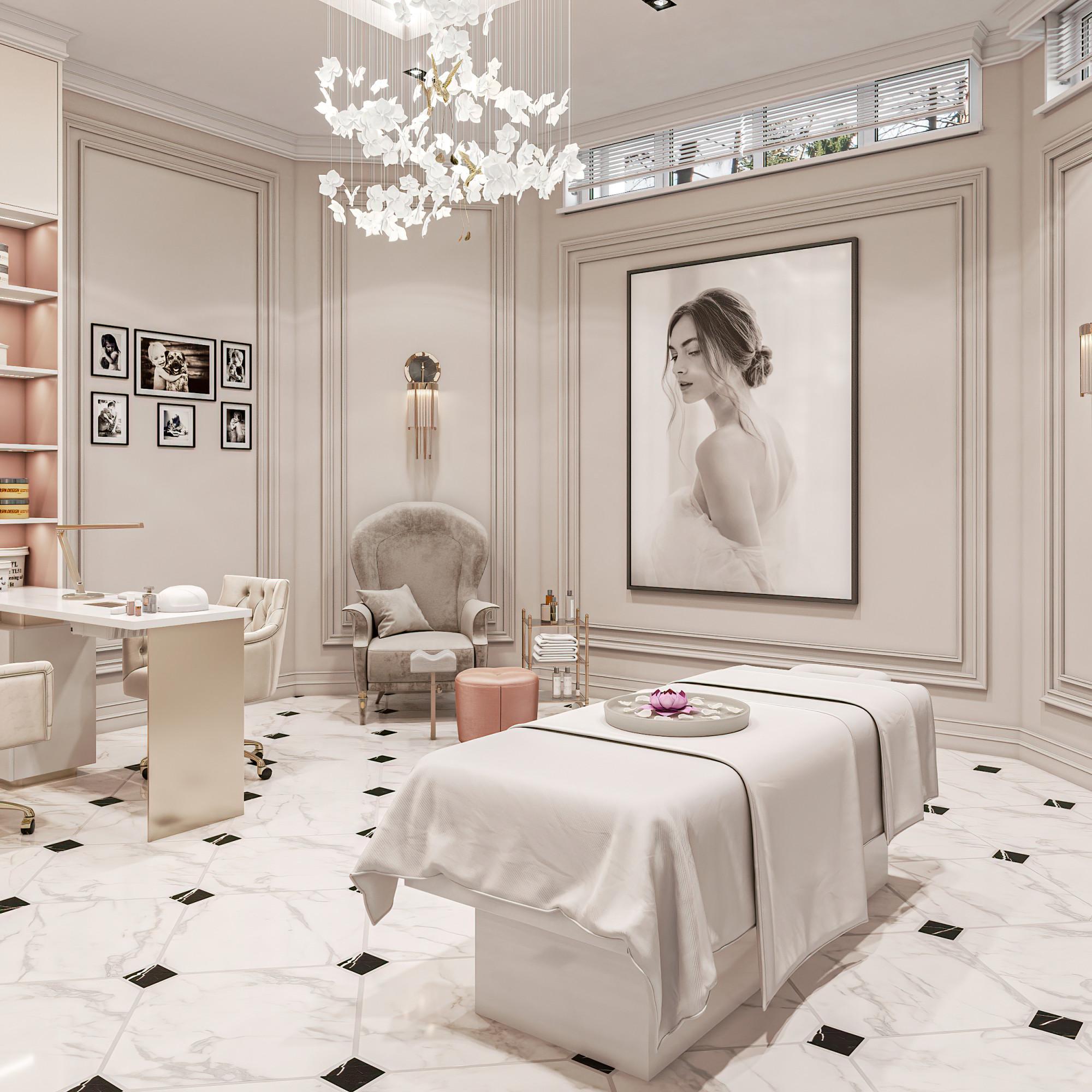 Beauty salon made in the style of Contemporary classics