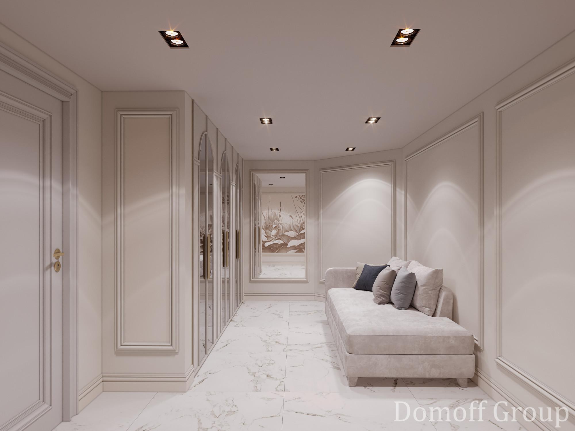 Locker room made in the style of Contemporary classics