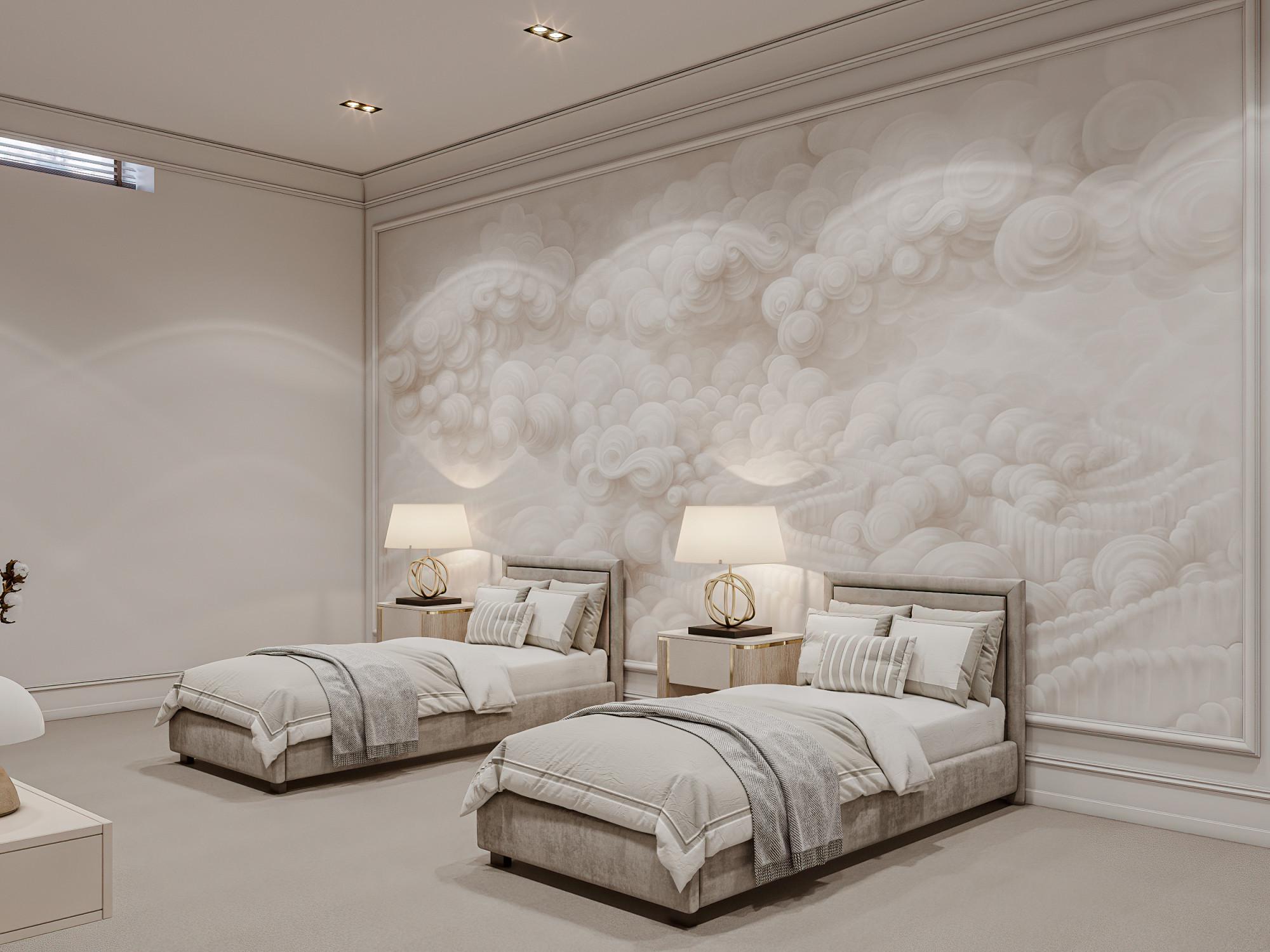 Staff bedroom made in the style of Contemporary classics