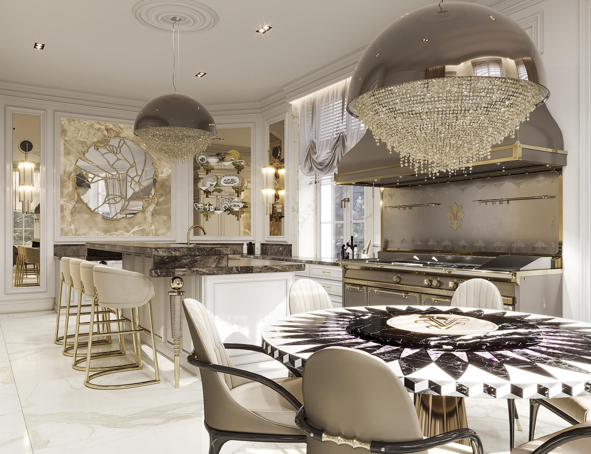 Kitchen made in the style of Contemporary classics