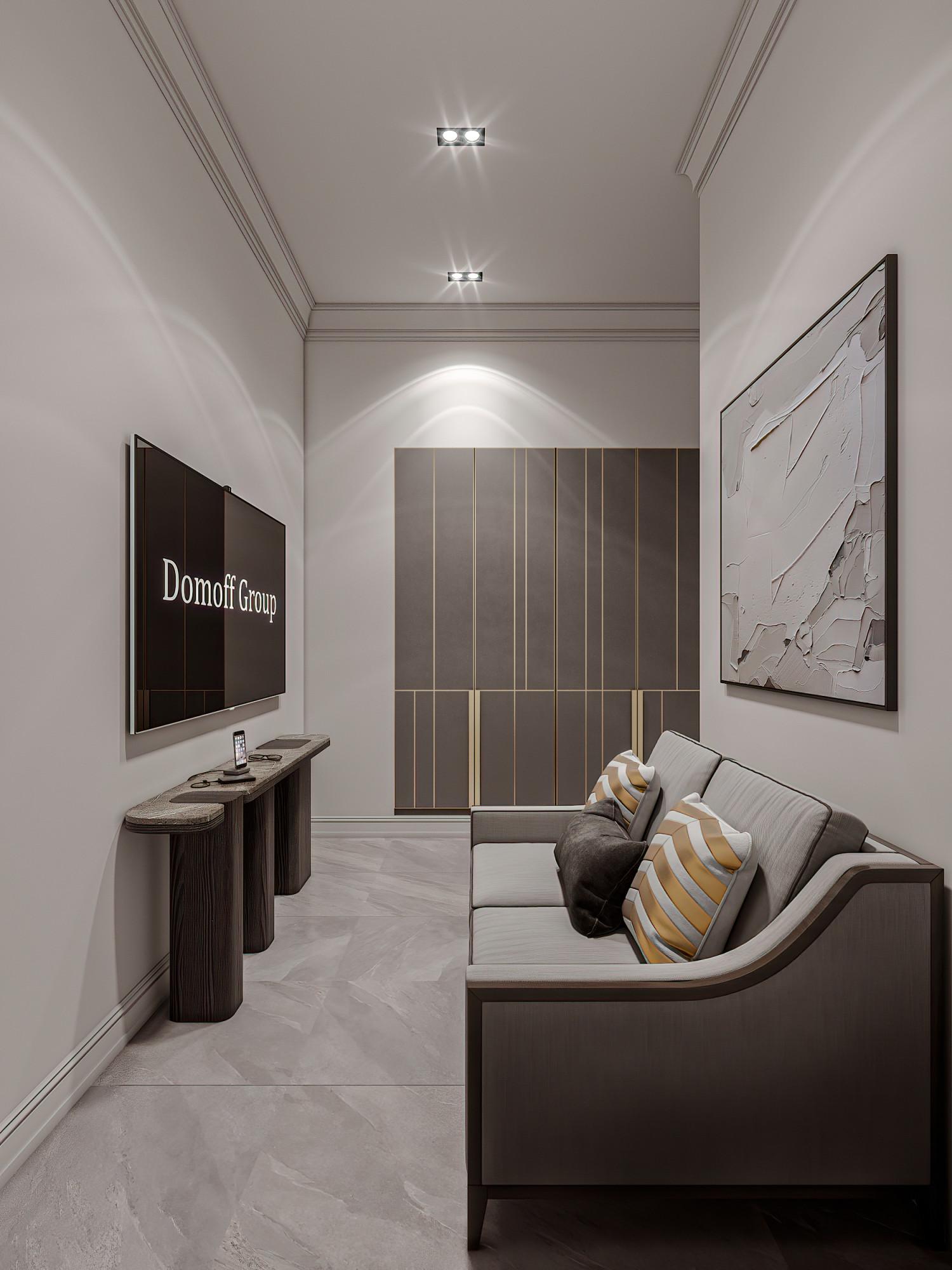 Driver's rest room made in the style of Contemporary classics