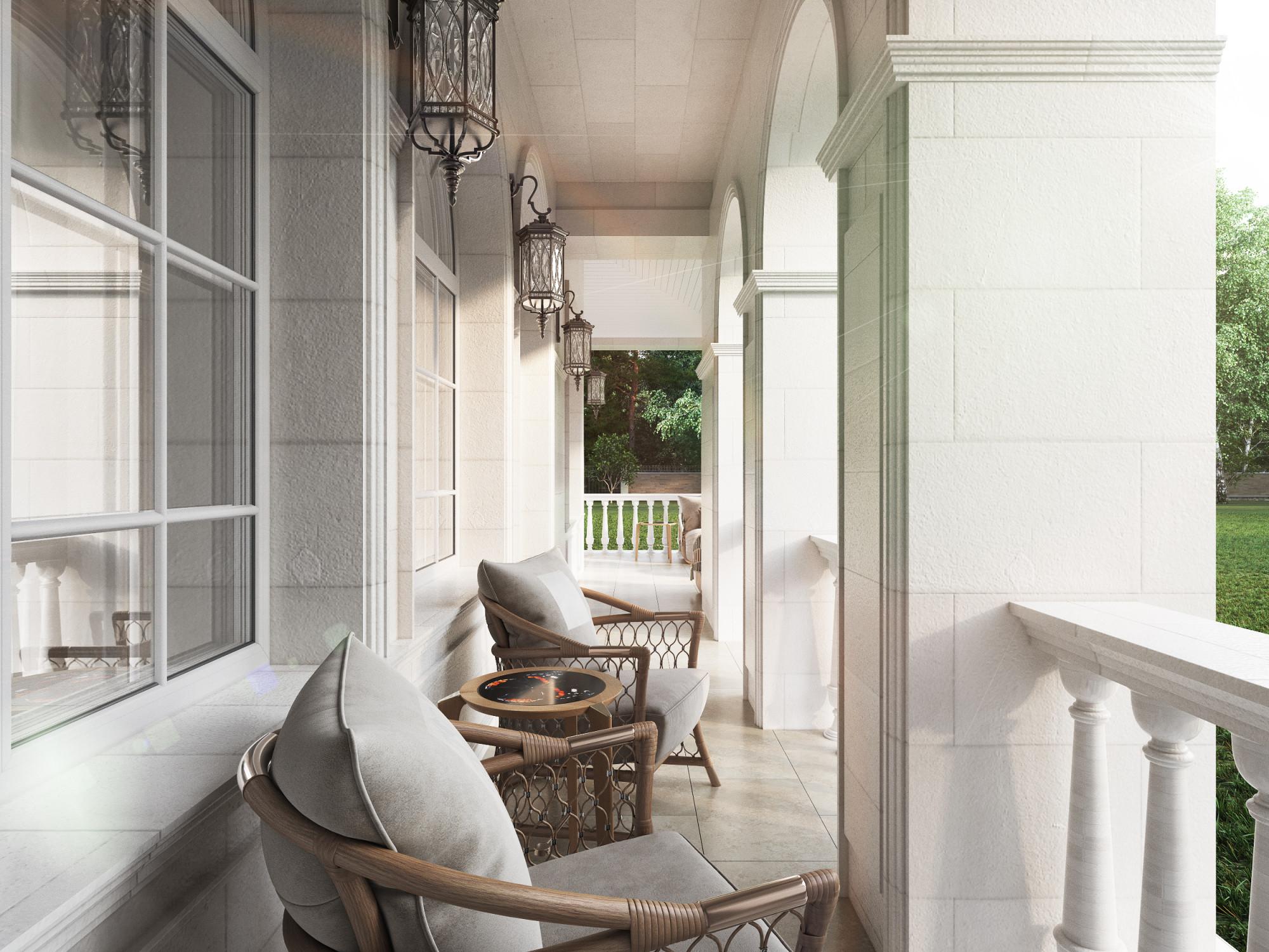 Terrace №2 made in the style of Contemporary classics