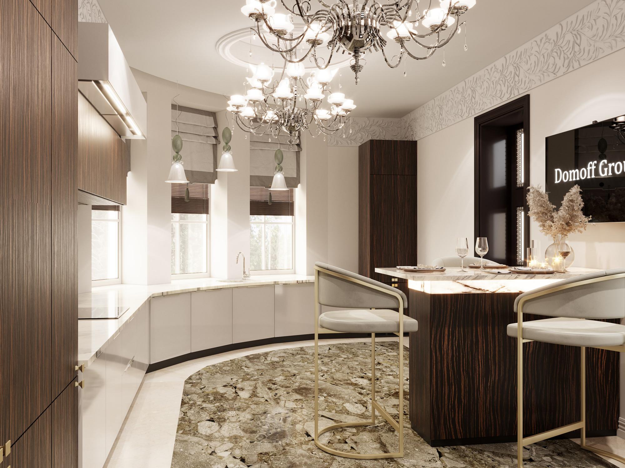 Kitchen made in the style of Contemporary classics